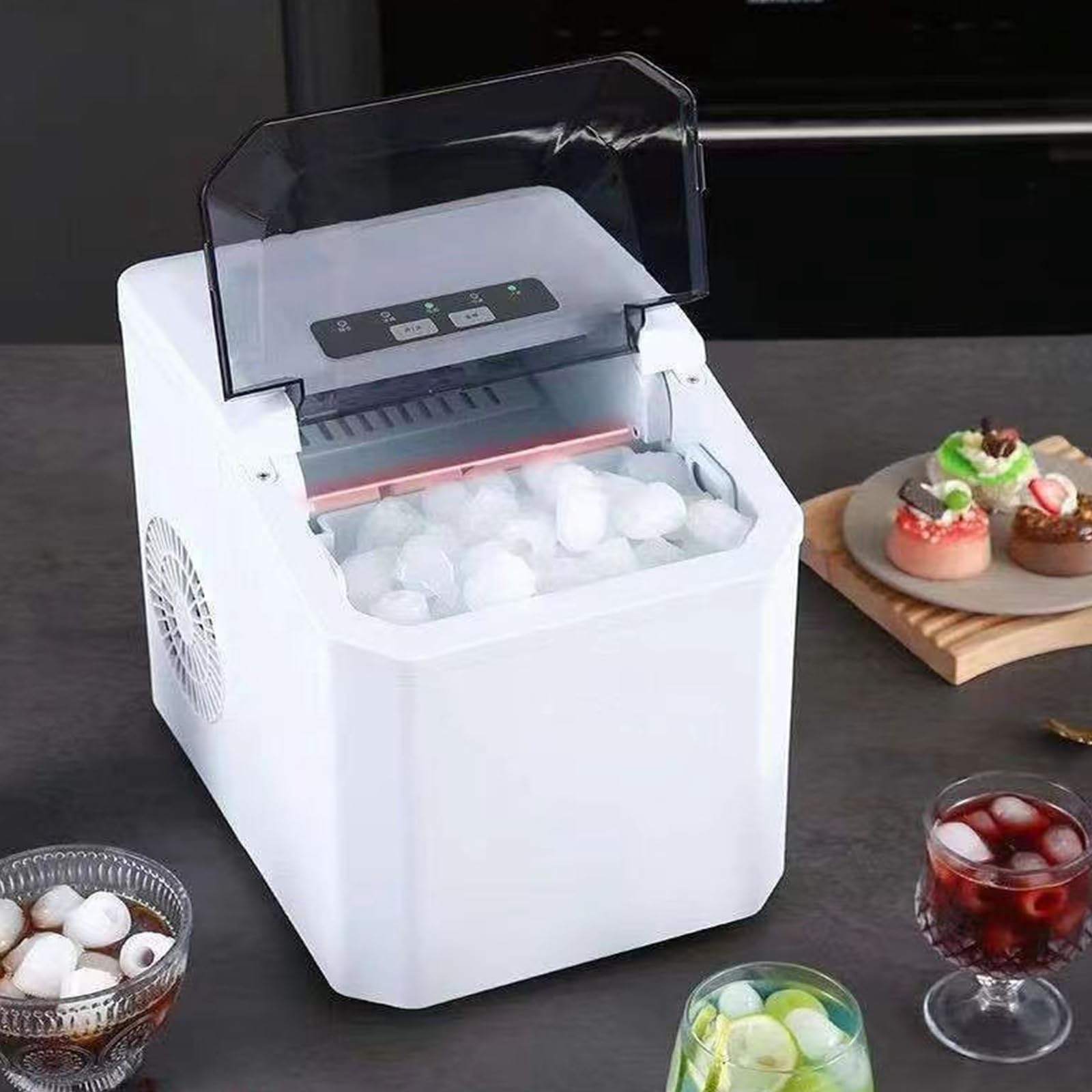 Machine à glaçons portable pour animer vos fêtes à la maison et au bar