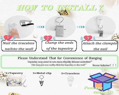 Miniatura 7 de QGHOT Tapiz japonés asiático para hombre, tapiz de acuarela para colgar en la pared, tapiz calmante de pared, tapiz de paisaje de montaña, tapiz de