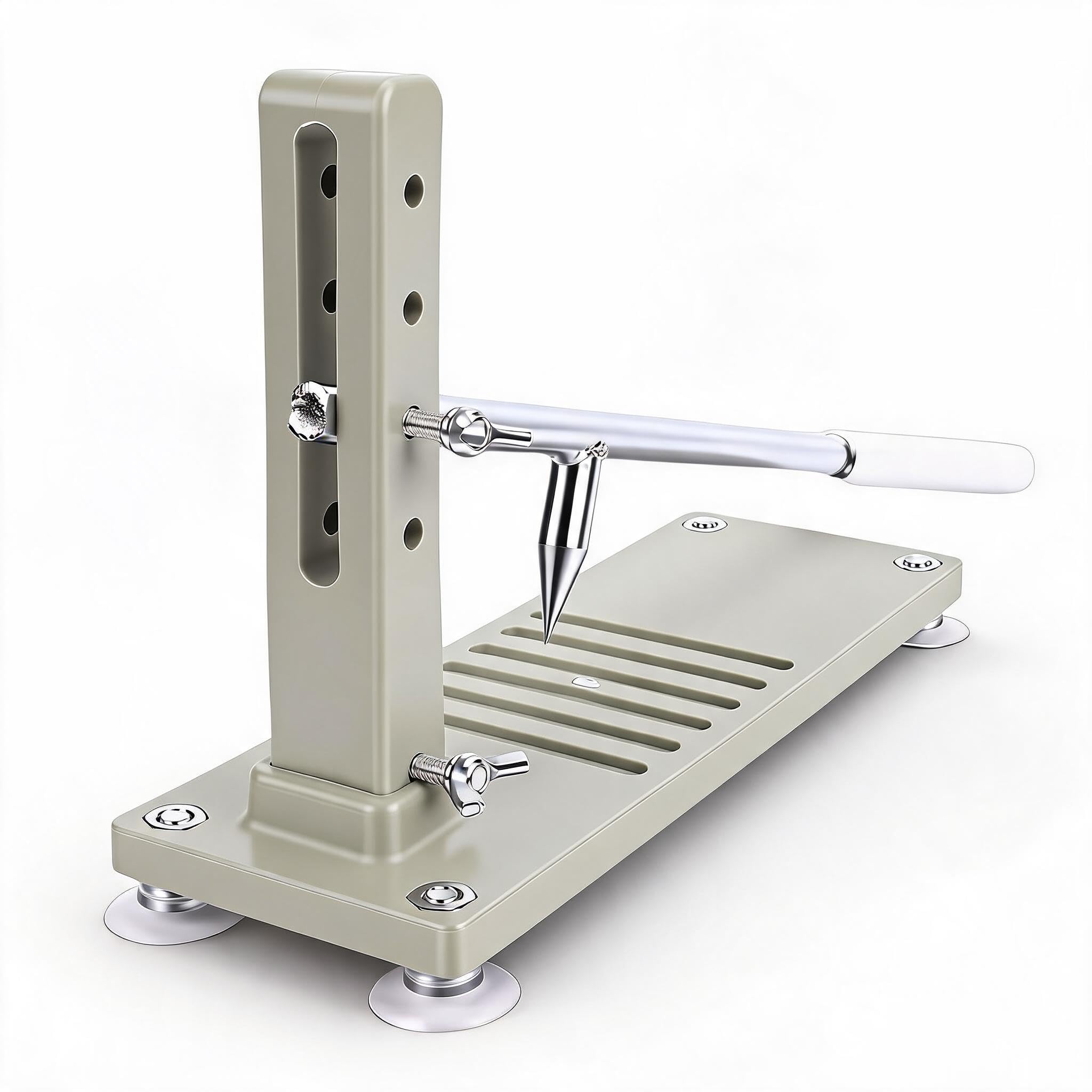 Dpofirs Máquina para Descascarar Ostras, Abridor de Ostras Ajustable con 4 Posiciones Ajustables y Abrazadera G, Juego de Herramientas para Descascarar de Acero Inoxidable para Uso Doméstico en