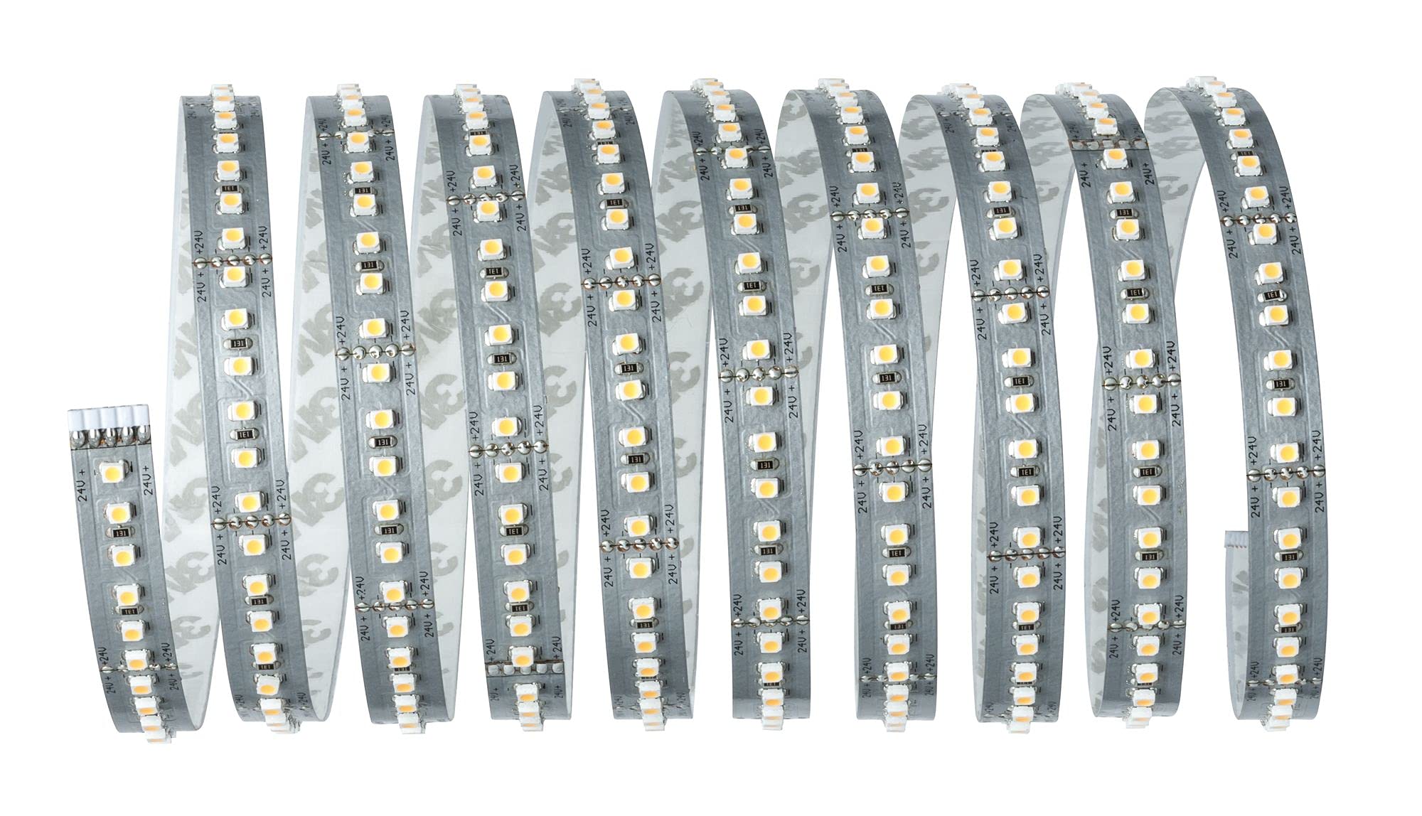 Paulmann 70588 LED Stripe MaxLED 1000 Basic Set 3m Blanco Cálido 40W 230/24V 75VA Plateado 70588 LED Strip Tira de Luz Tubo de Luz
