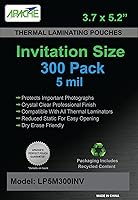 Vista 9 de Apache Paquete de 300 bolsas de laminado de 5 mil, para documentos de tamaño legal de 8.5 x 14 pulgadas (hojas de 9 x 14.5 pulgadas), suministros