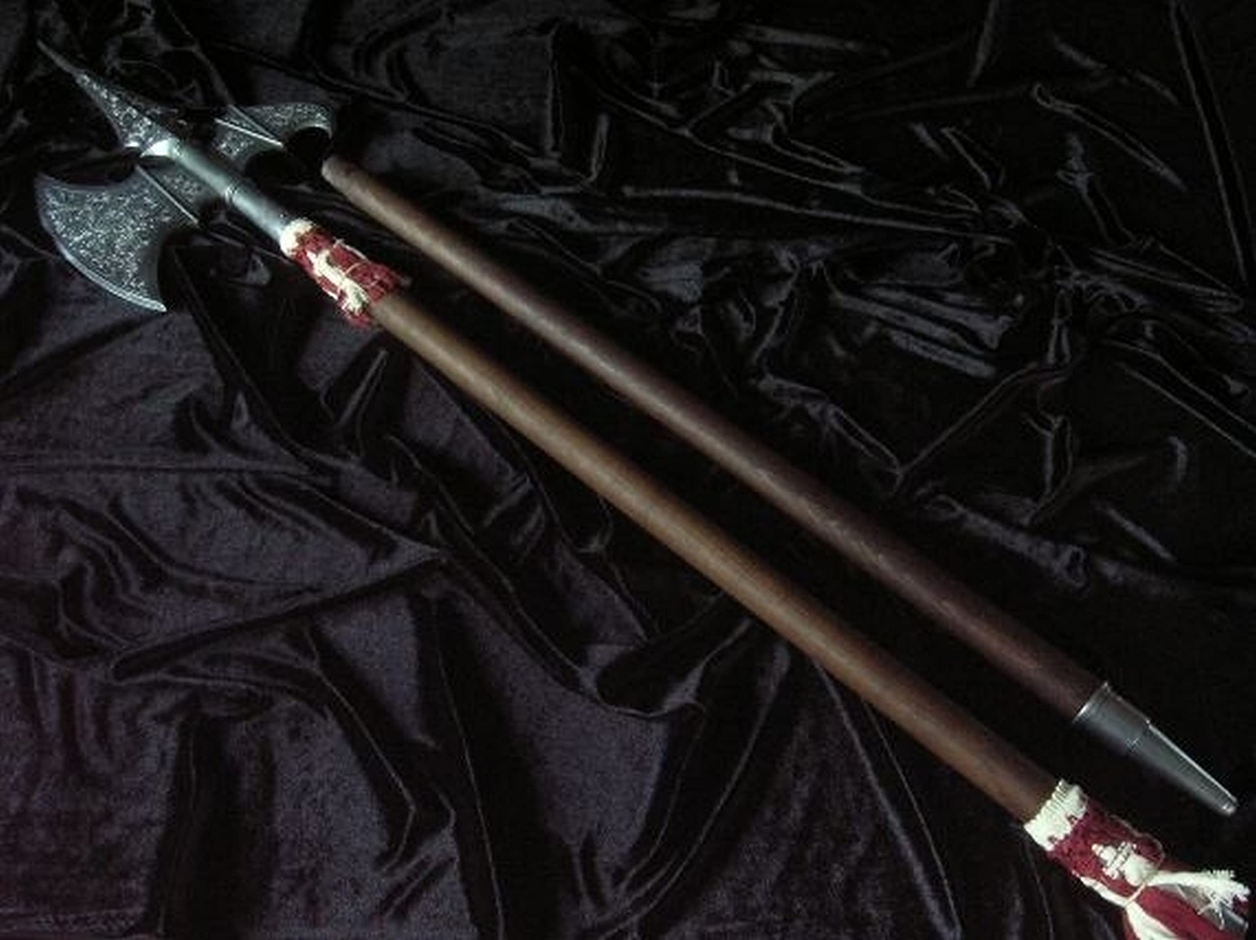 Die Hellebarde 8501 100% Handarbeit in Toledo Spanien Replik Dekoratives Hellebarde aus Stahl für einen Sammler oder als Geschenk.