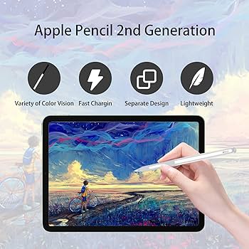 iPadアクセサリー Apple Pencil (2nd generation) Amazon.com: Stylus Pen 2nd Generation with Magnetic Wireless