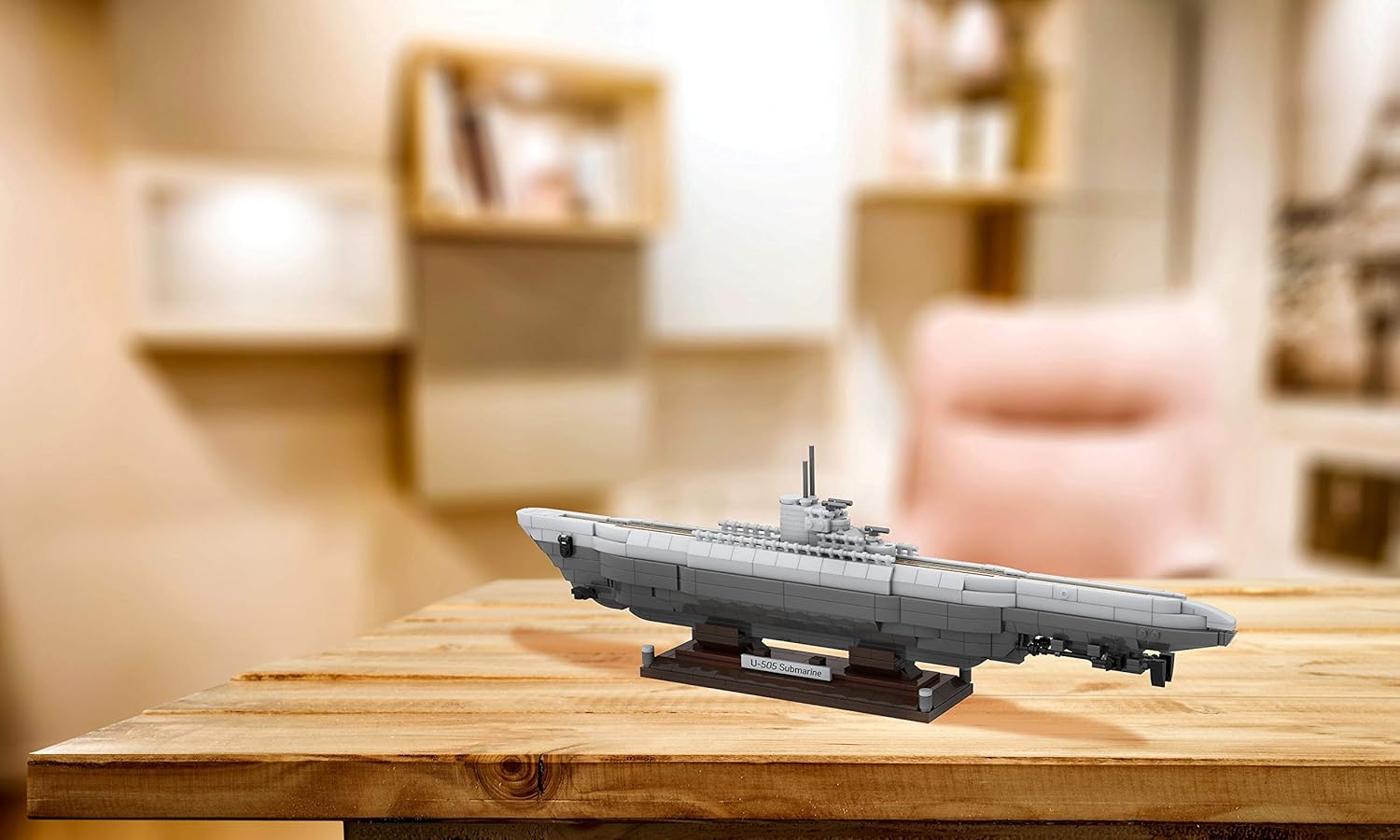 The Atom Brick WWII U-505 Submarine Building Set