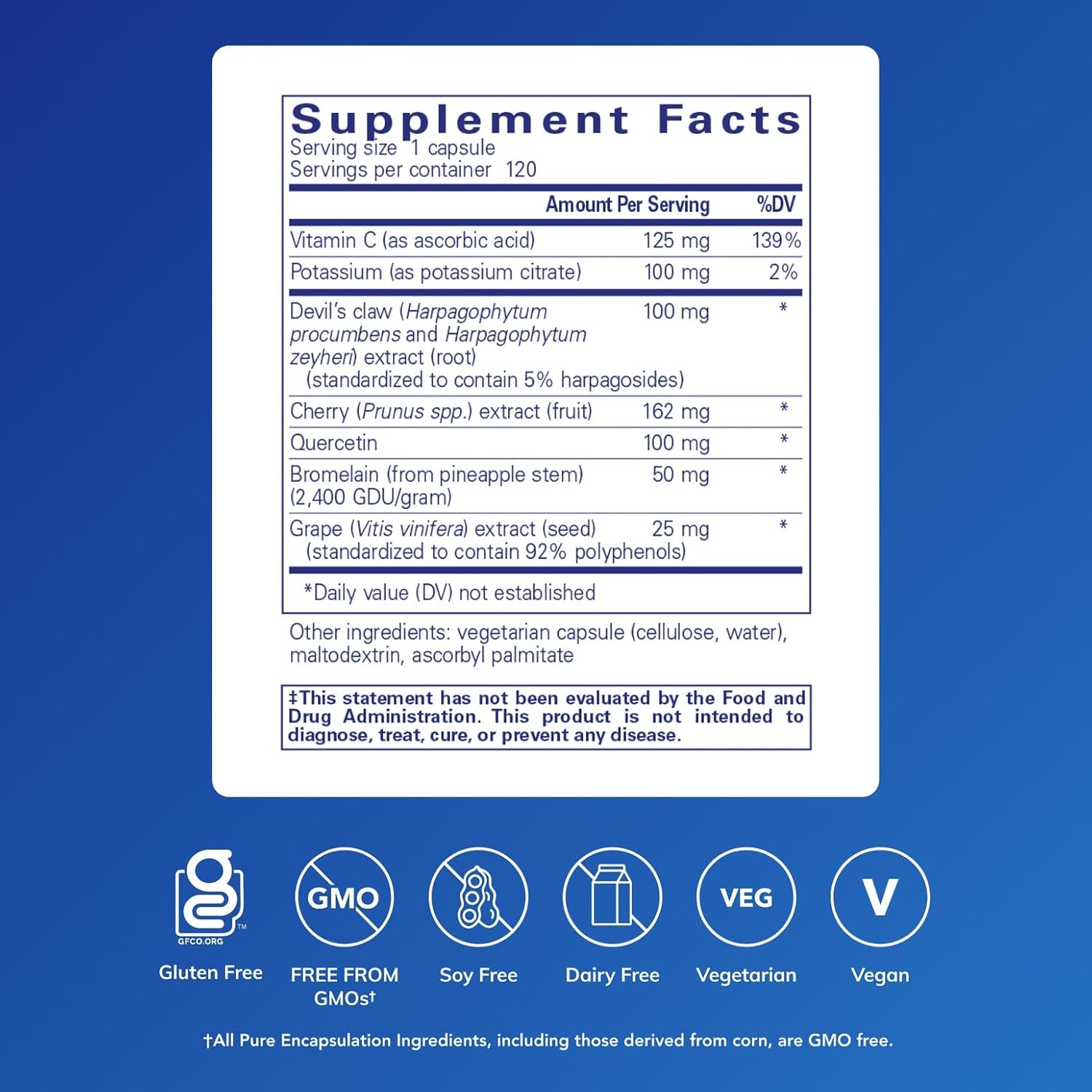 Pure Encapsulations - Uric Acid Formula - Hypoallergenic Supplement with Vitamins and Herbal Extracts to Support Healthy Uric Acid Metabolism - 120 Capsules - Image 2
