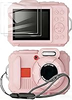 Vista 14 de Funda protectora de silicona para cámara digital Pixpro wpz2 con tapa extraíble para lente, protector de pantalla y cordón - (azul profundo)