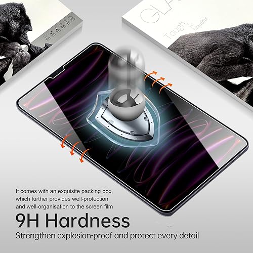 Miniatura 4 de Protector de pantalla de privacidad para iPad Pro 12.9 6543 generación (2022202120202018), resistente a los arañazos dureza 9H, iPad Pro de 12.9