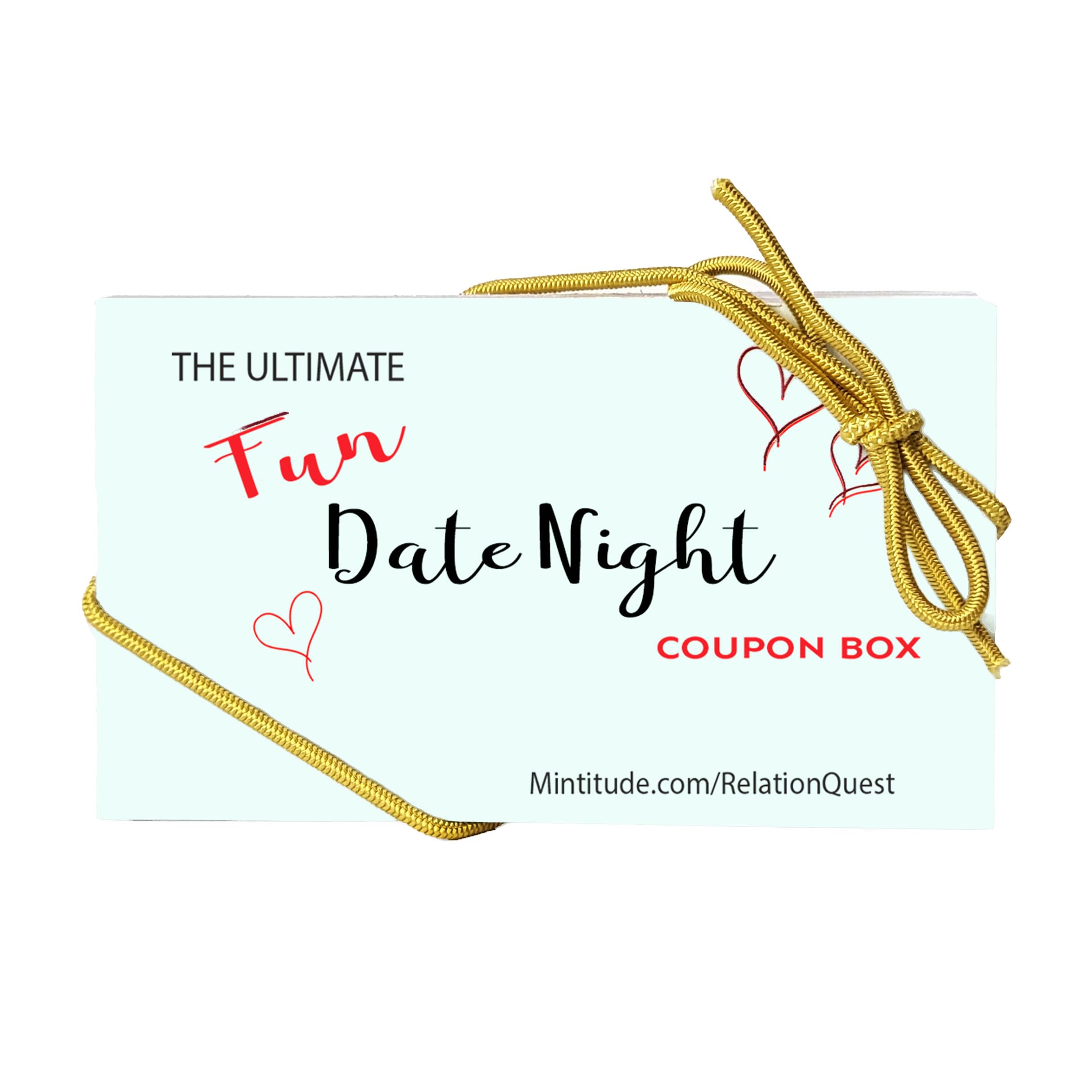 Mintitude Date Night Gutscheinbuch, Rubbelbuch, romantisches Paargeschenk, lustiges & spannendes Kartenspiel mit abenteuerlichen Date-Ideen für Paare (Datum Nacht)