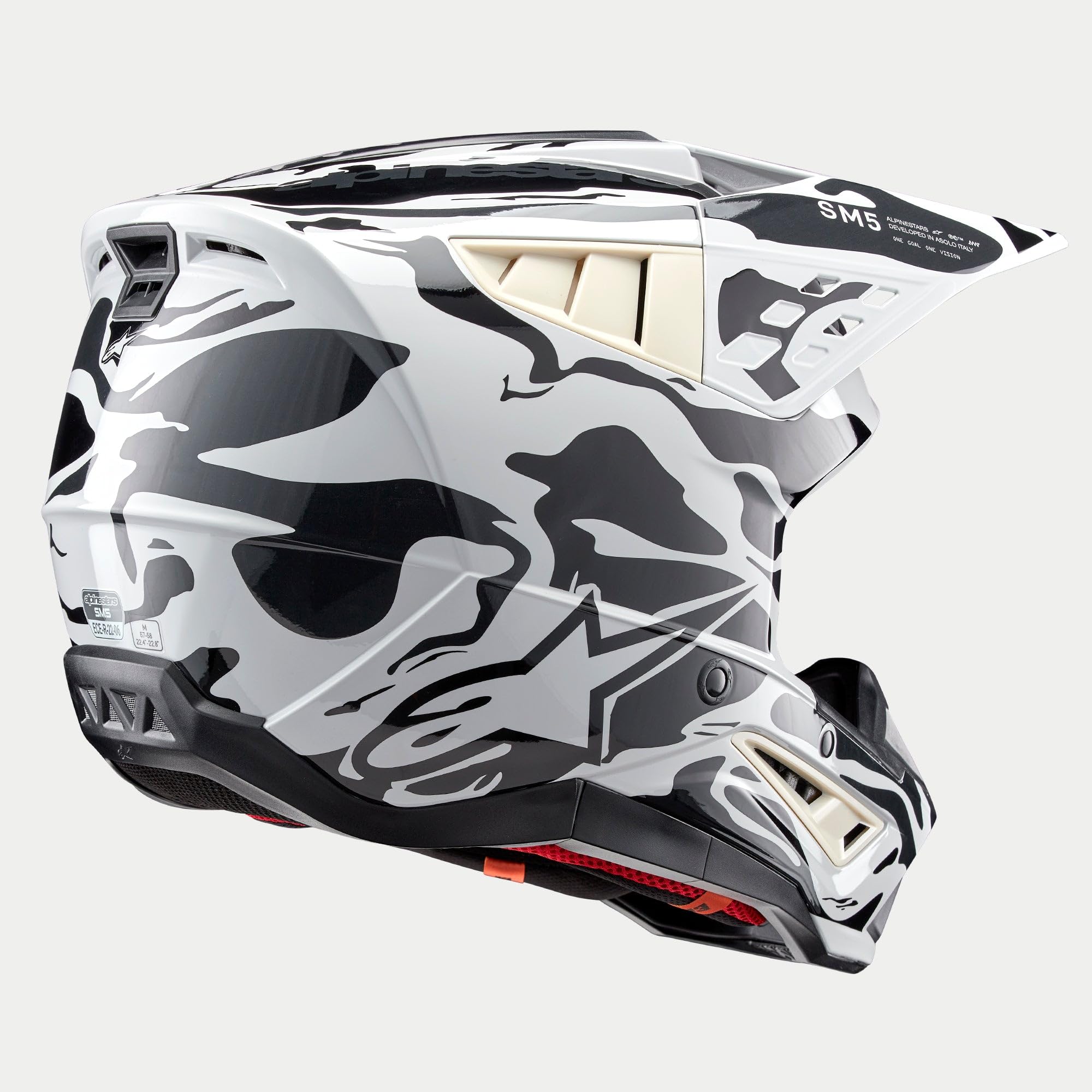 Amazon.com: Alpinestars SM5 Mineral Helmet, Lightweight Protection