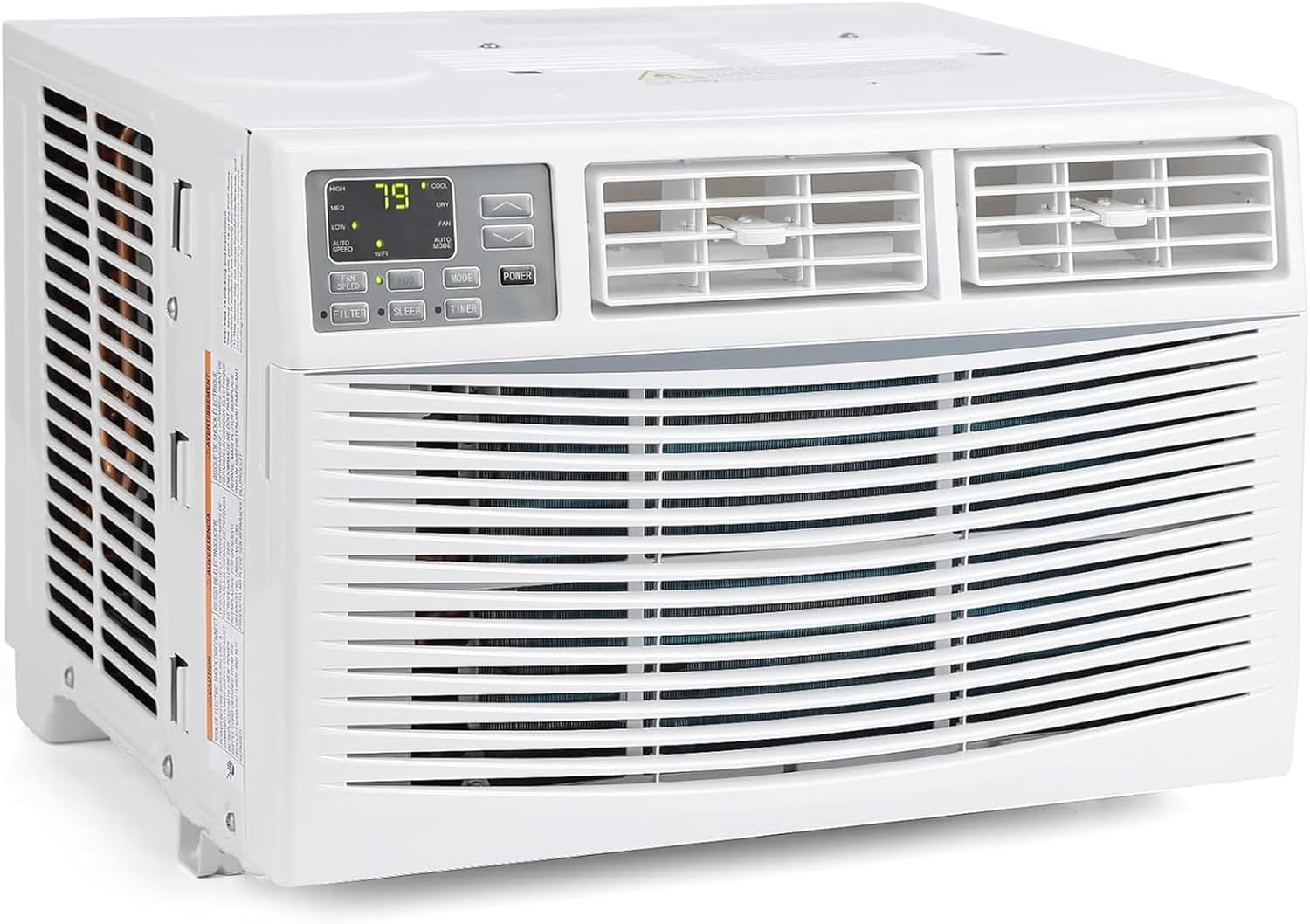 8000 BTU Window Air Conditioner with WiFi, Window AC Unit Cools Up to 350 Sq. Ft., Energy Saving with Remote Control, App Control & Timer Function for Bedroom, Office, Living Room