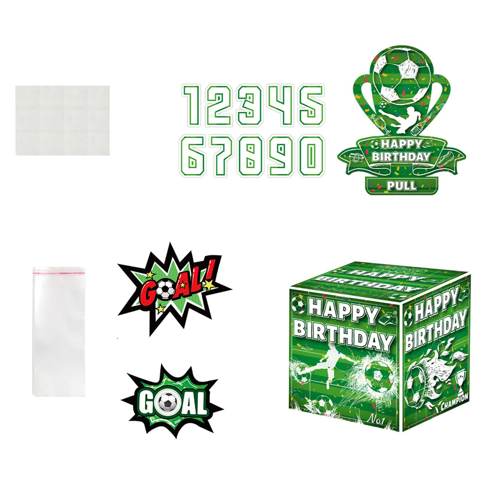 PANGBOER Easy to Assemble Paper Decoration for Exciting Game Day Parties Money Gift Box for Women Men Recyclable Celebration Deck