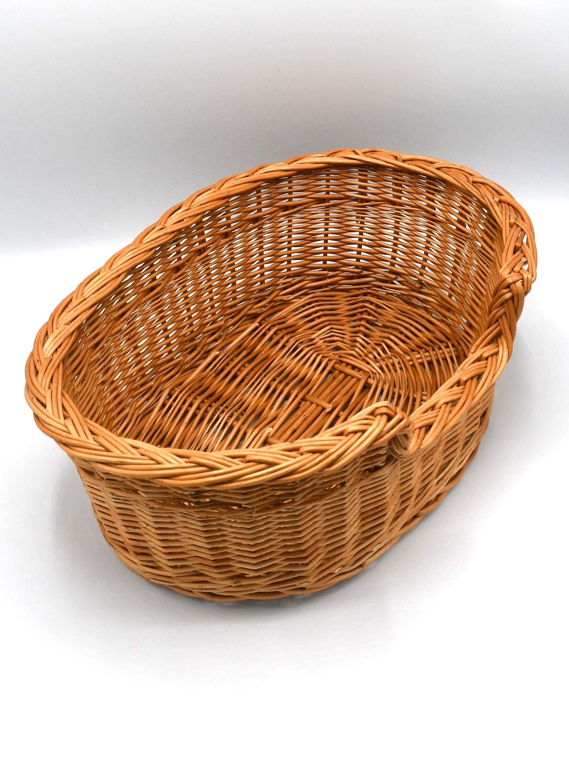 Katzenliege, Hundeliege, Katzenbett, Hundebett Haustier Sofa Katze Hund Liege Bett aus Weide K5-100-6 (BTH 62cm/44cm/17cm)