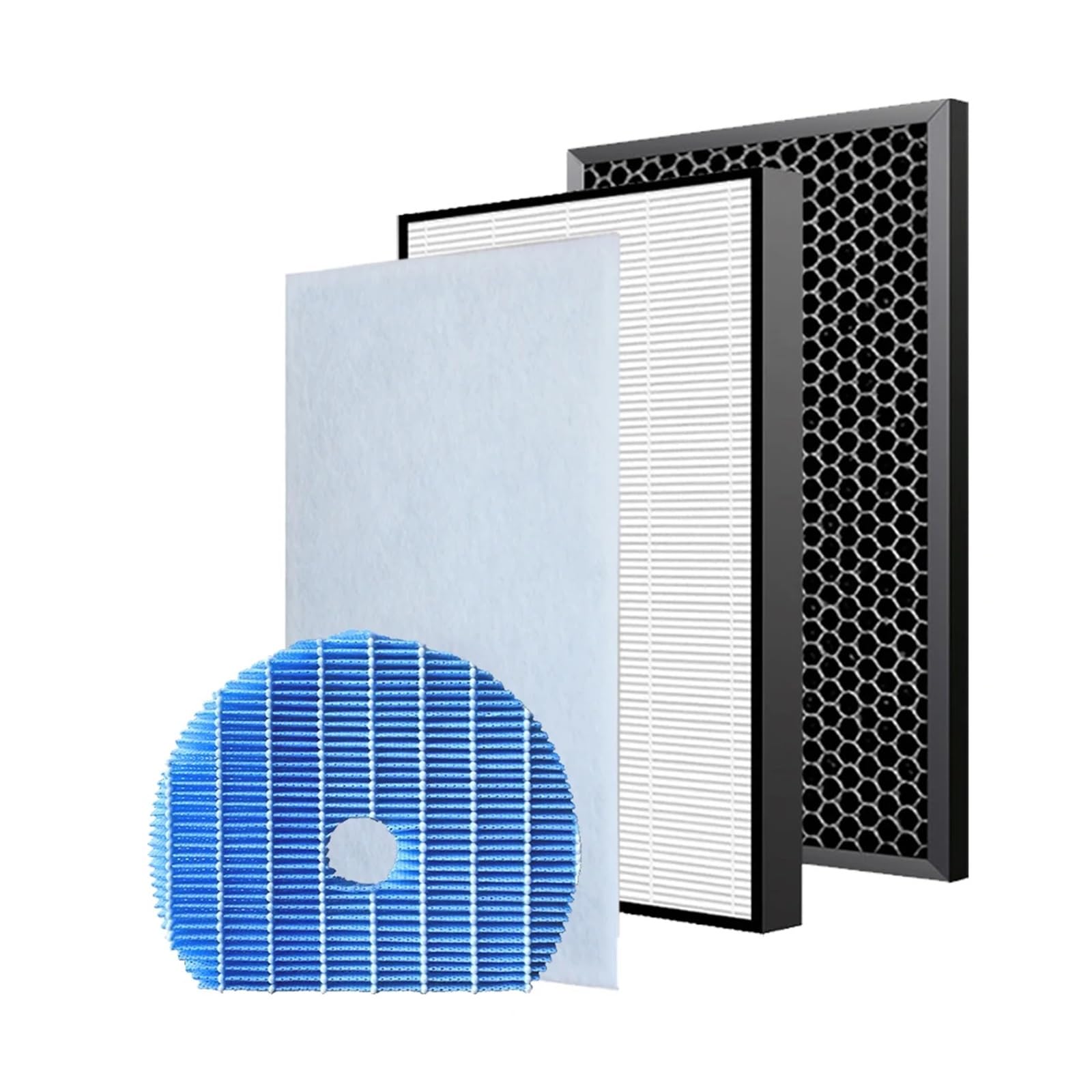 TVHQZVIA Filter Hepa?Compatible for Sharp?HEPA and Carbon Filter Replacement Air Purifier for KC-G40SA KC-G40SA-W KC-G50SA KC-G50SA-W(1 Set and Humidifier)