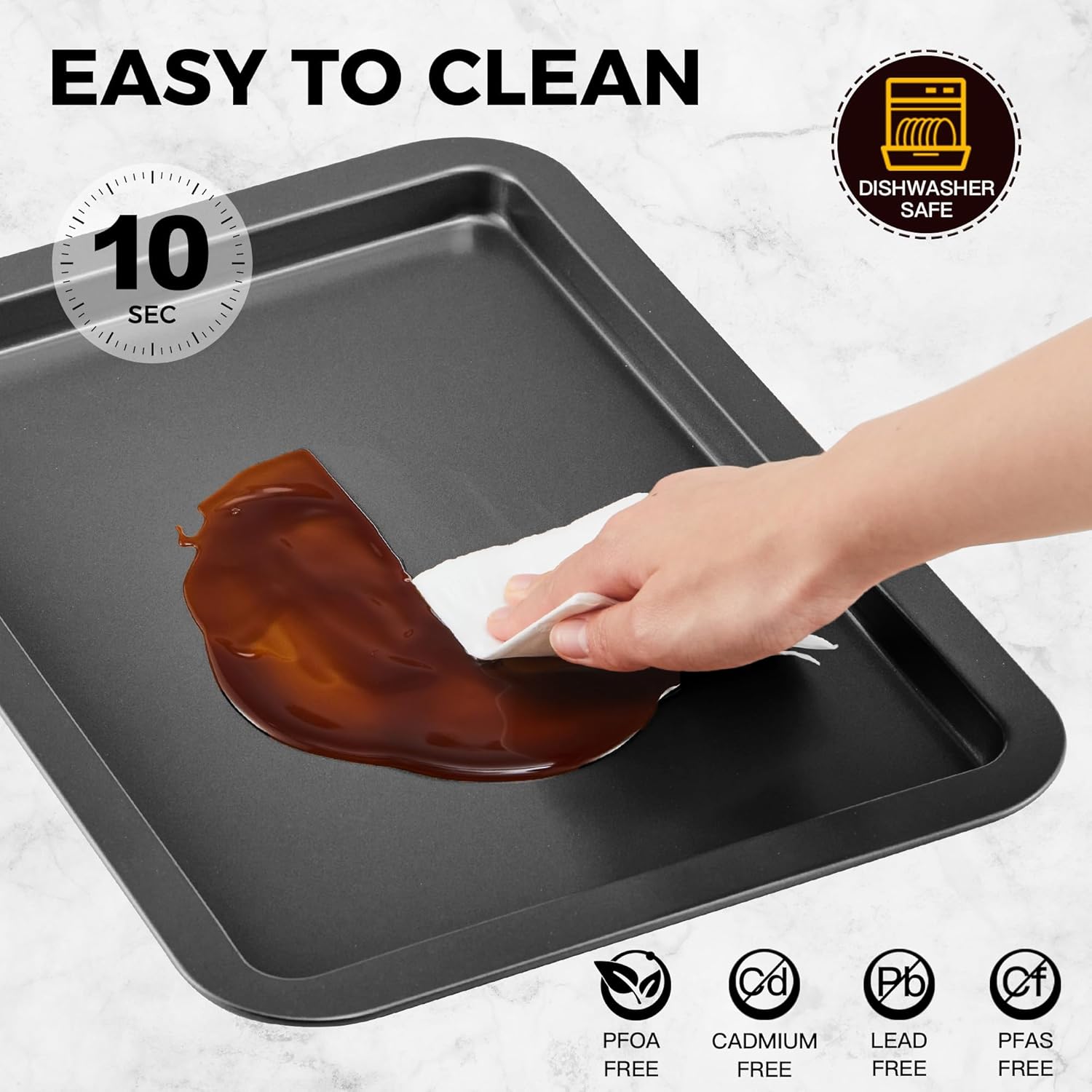 Effortless Cleanup with HONGBAKE Air Fryer Set