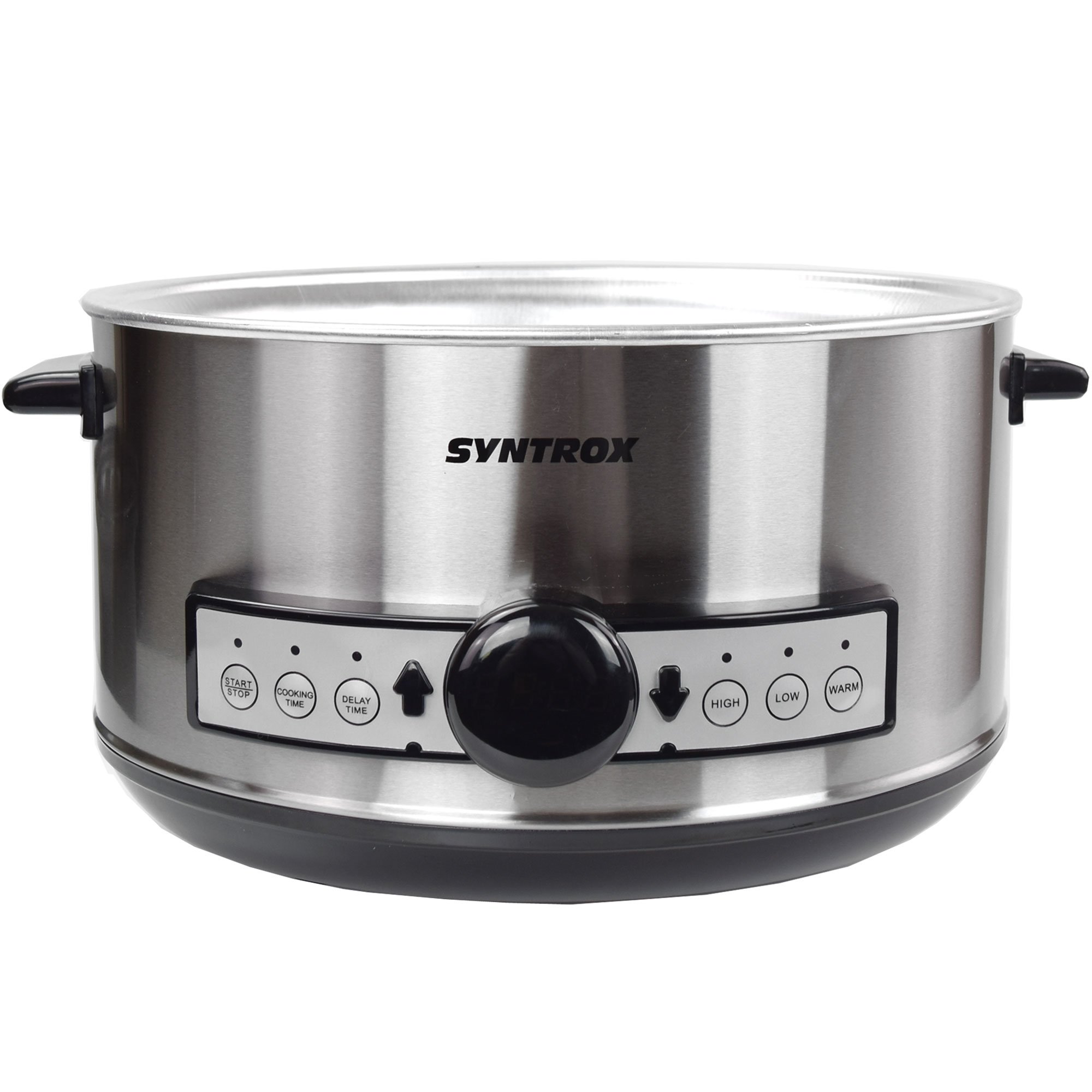 Syntrox Germany Slow Cooker Schongarer 4,5L mit Timer und Warmhaltefunktion - Leistung 280 Watt