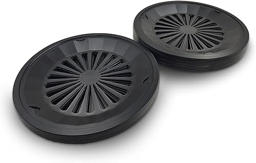 Miniatura 3 de Sedmoon - Soporte para platos de papel de plástico reutilizable, paquete de 24 soportes para platos de papel de plástico resistente de 10 pulgadas