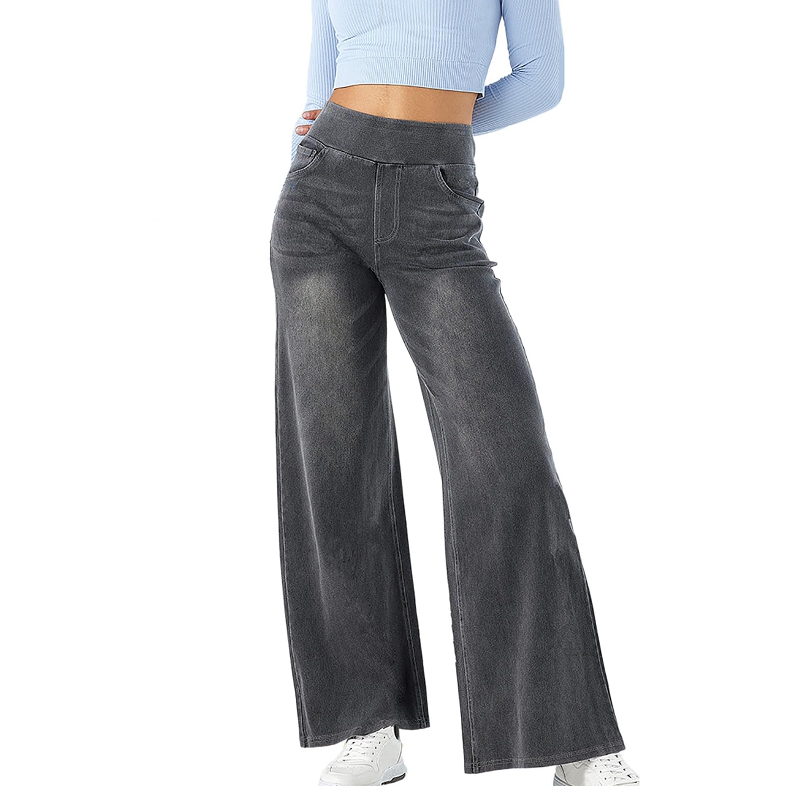 Baggy Jeansy Damskie Długie Jeansy Vintage Niski Stan Swobodne Jeansy Y2K Streetwear Boyfriend Jeansy Proste Szerokie Spodnie Spodnie Swobodne Jeansy Damskie Jeansy Spodnie Outdoorowe