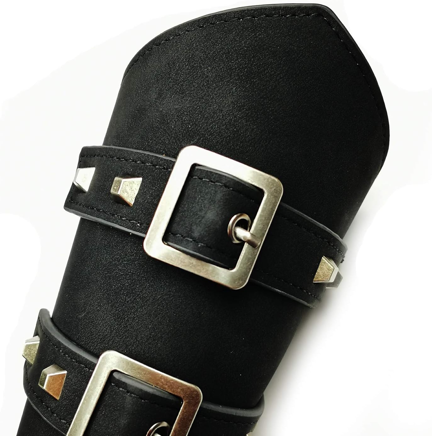 Leather Bracers for Men Medieval Bracers Buckles Leather Arm Guards Cuff Leather Gauntlet Wristband Armband for Men