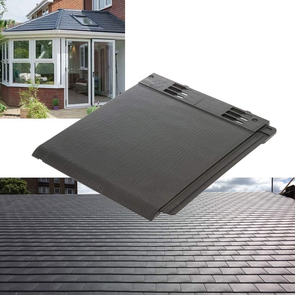 Plastic Roof Tile Slate - Shed/Conservatory/Garage/Porch Shingle - 1m2 Pack of 12 Tiles