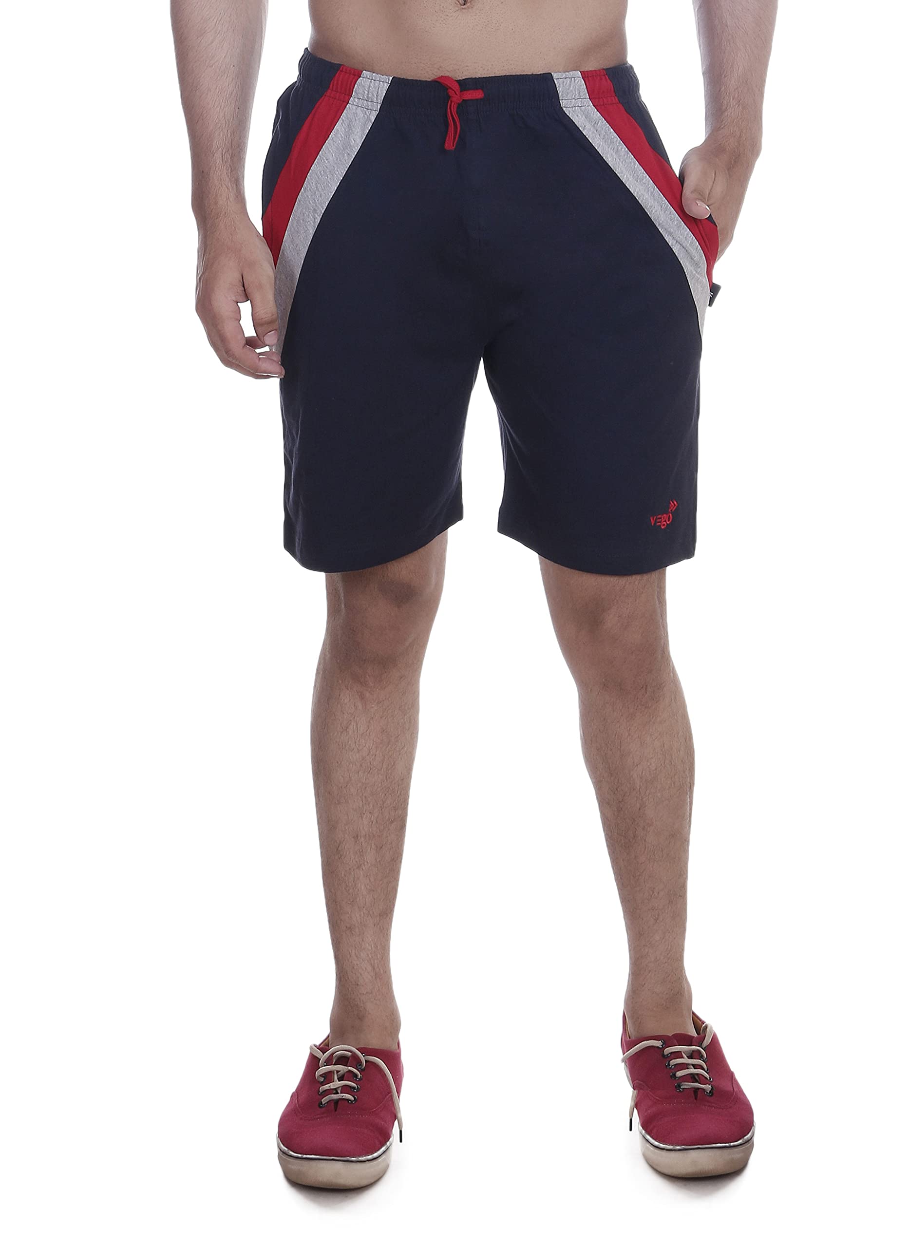 vego Men's Cotton Shorts, Bermuda,Trousers, Half Pant-picture-49