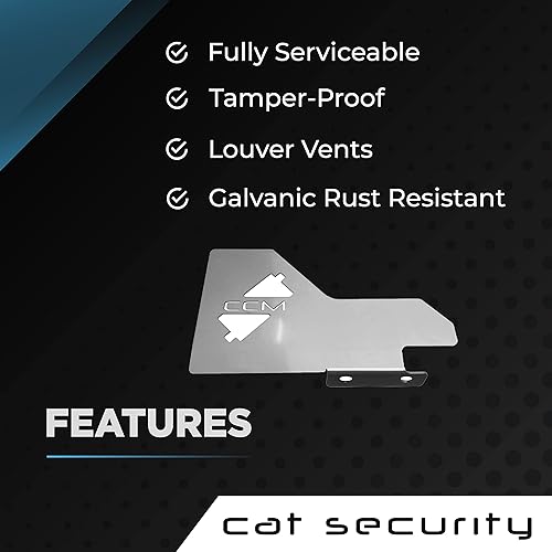 Miniatura 5 de Cat Security™ - Protector de protección de convertidor catalítico, se adapta - Toyota Prius 2000-2003