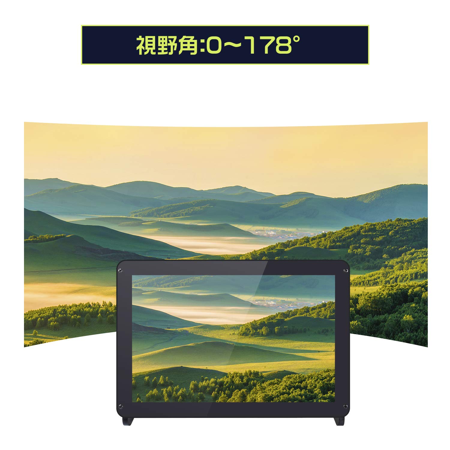 Amazon.co.jp: SunFounder Raspberry Pi 4B用のモニター,10.1