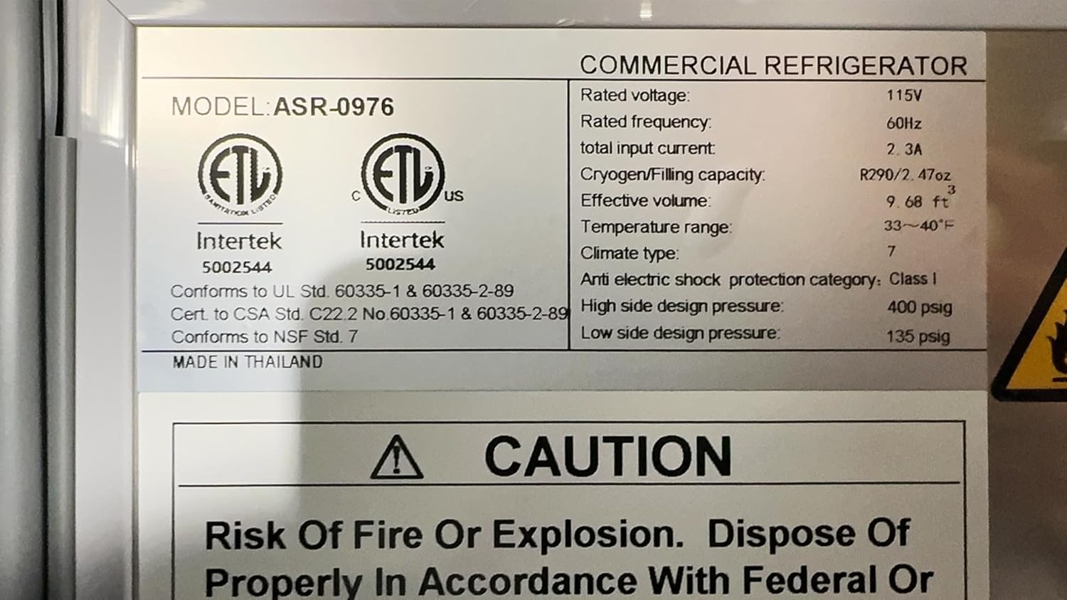 cooler depot Commercial Refrigerated Sandwich Prep Table 2-door 36" Salad Pizza Merchandise Worktop NSF Cold Food Prep Table XSP-36