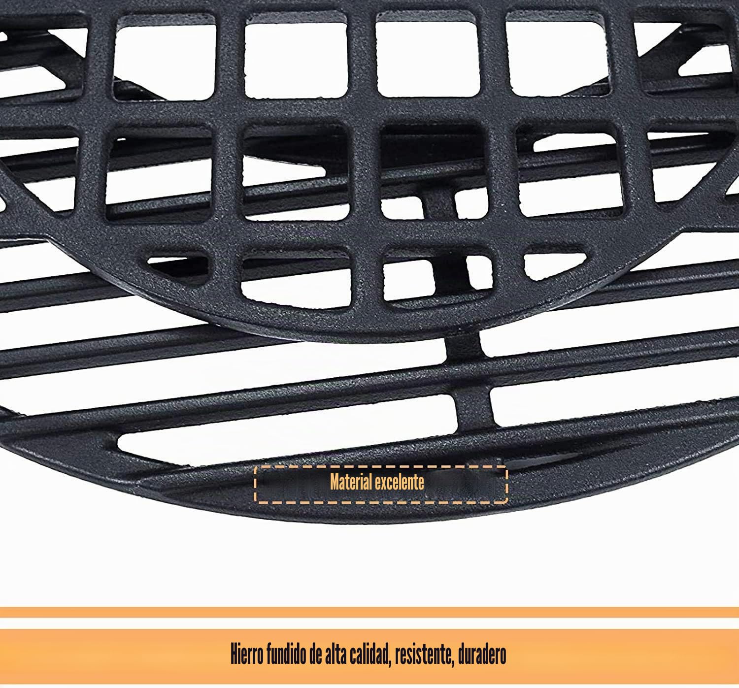 GFTIME BBQ Rejilla Parrilla Piezas de Repuesto Barbacoa Gas Niquelado Asado Accesorios para Weber 8835, se ajustan a las parrillas de carbón Parrilla Barbacoa de 57 cm (8835 parrilla de cocina)
