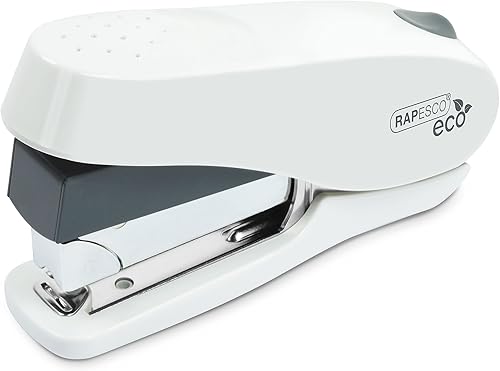 Miniatura 2 de Rapesco Less Effort - Engrapadora de 50 hojas con dos cajas de grapas, color blanco