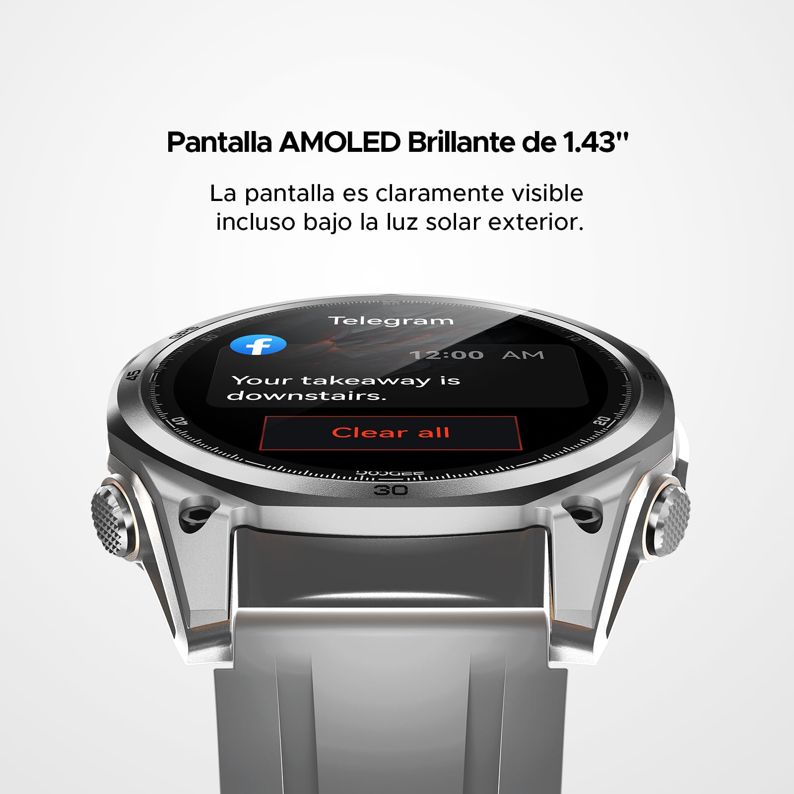 ANYWISEW1, Reloj Inteligente Militar para Hombre, GPS de Doble Banda 5ATM, Compatible con Android y iOS, Pantalla AMOLED de 1,43", más de 170 Modos Deportivos