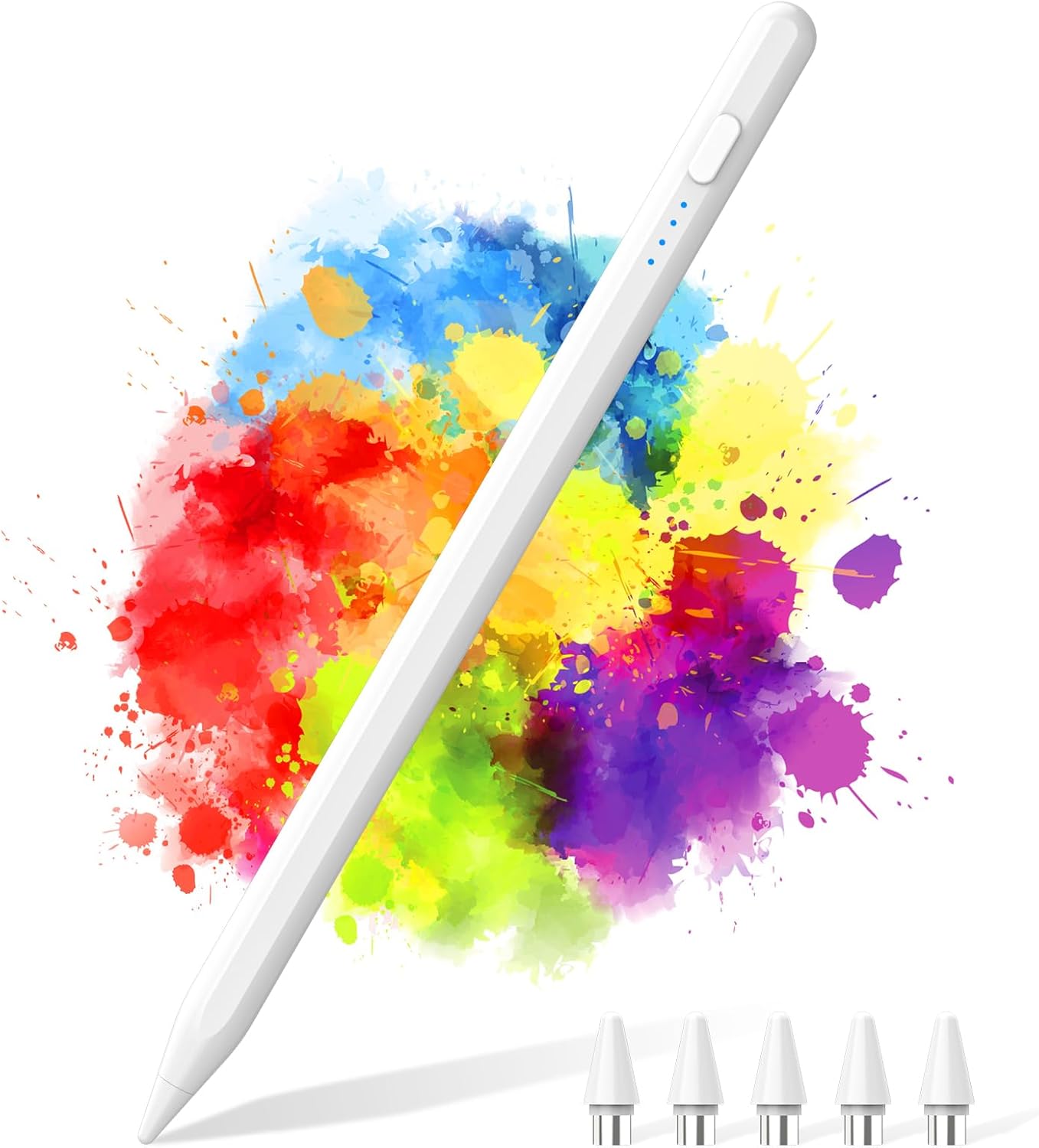 Stylus Pen for Touch Screen,2X Super Fast Charge Stylus Pen for Samsung/Tablet/Phone, Android, High Precision Magnetic Universal Stylus Pencil for Android (White) Stylus Pen for Touch Screen,2X Super Fast Charge Stylus Pen for Samsung/Tablet/Phone, Android, High Precision Magnetic Universal Stylus Pencil for Android (White)