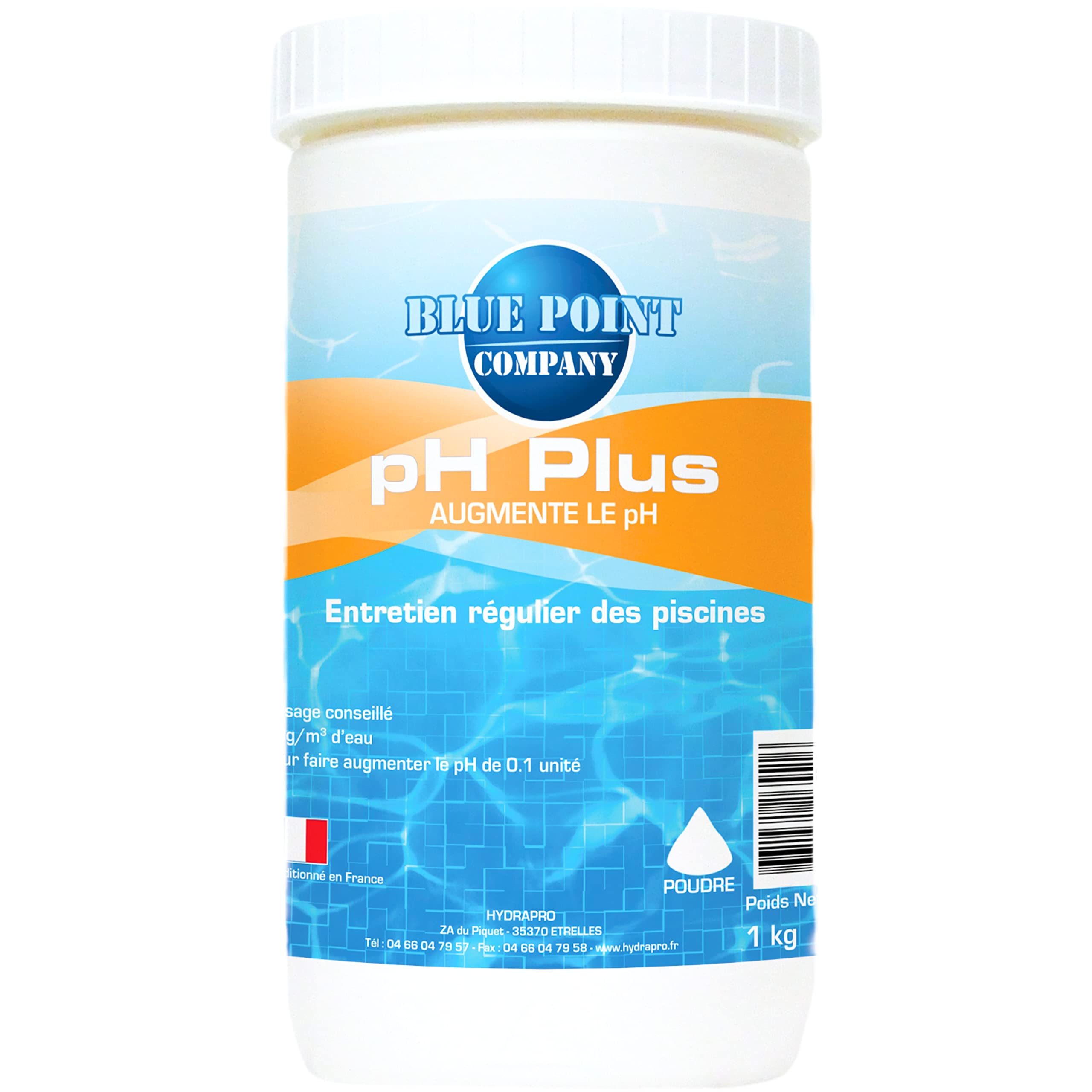 Ph Plus Piscine – Traitement Ph pour Piscine/Ph+ Poudre 1kg et 5kg – Permet d’Augmenter Rapidement Le Ph de l’Eau/Produit Conditionné en France (1KG)