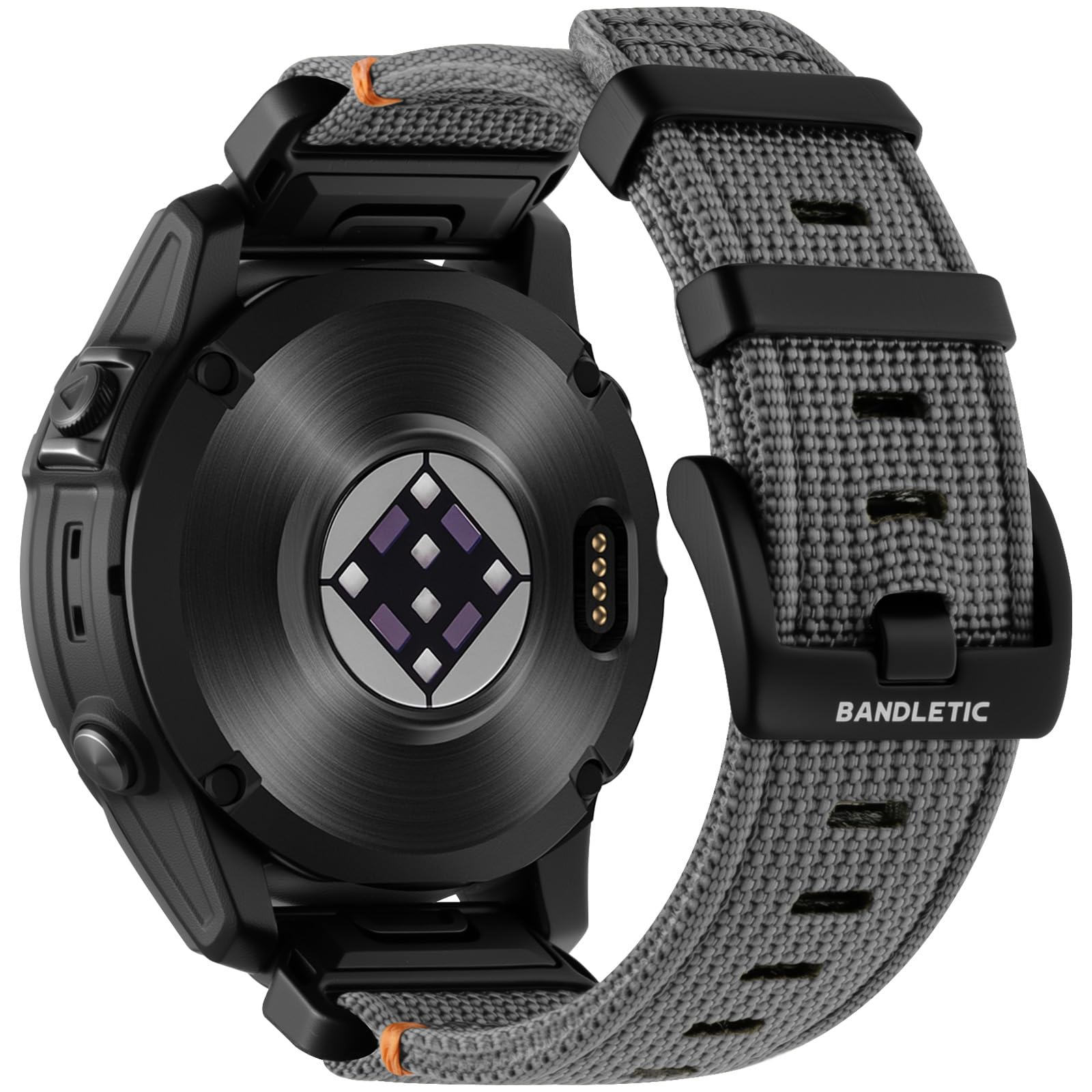 Bandletic Strap Compatible With Garmin Fenix 8/E 47mm/Fenix 7 Pro/Fenix 7/Fenix 6 Pro/Fenix 6/Fenix 5/Fenix 5 Plus, 22mm QuickFit Nylon Strap for Epix 2 Pro 47mm/Forerunner 965/955/945/Instinct 2/3