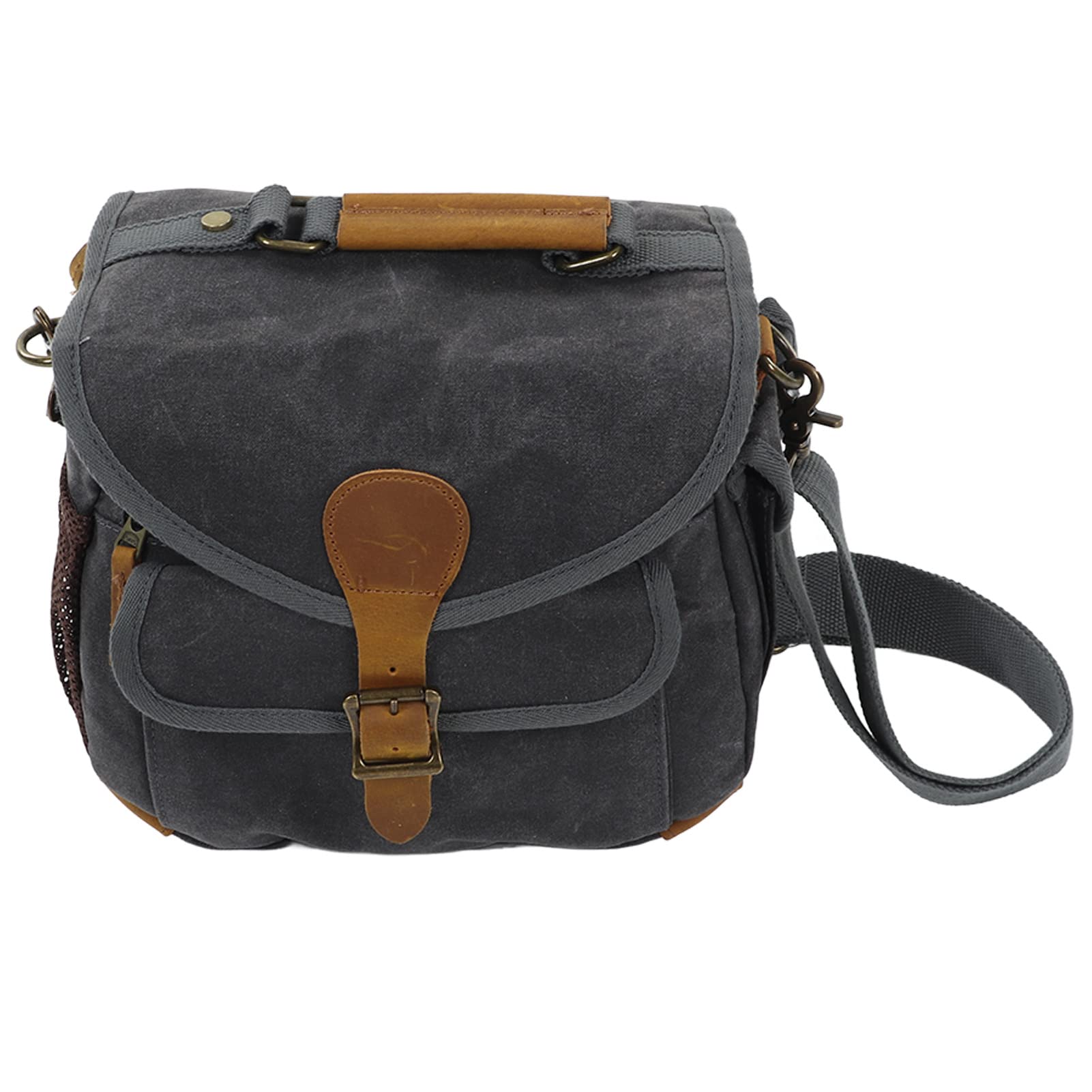 Bolsos de Hombro para cámara de Lona, ​​Estuche de Lona para cámara SLR DSLR, Informal, Vintage, de Gran Espacio, para fotografía y Viajes