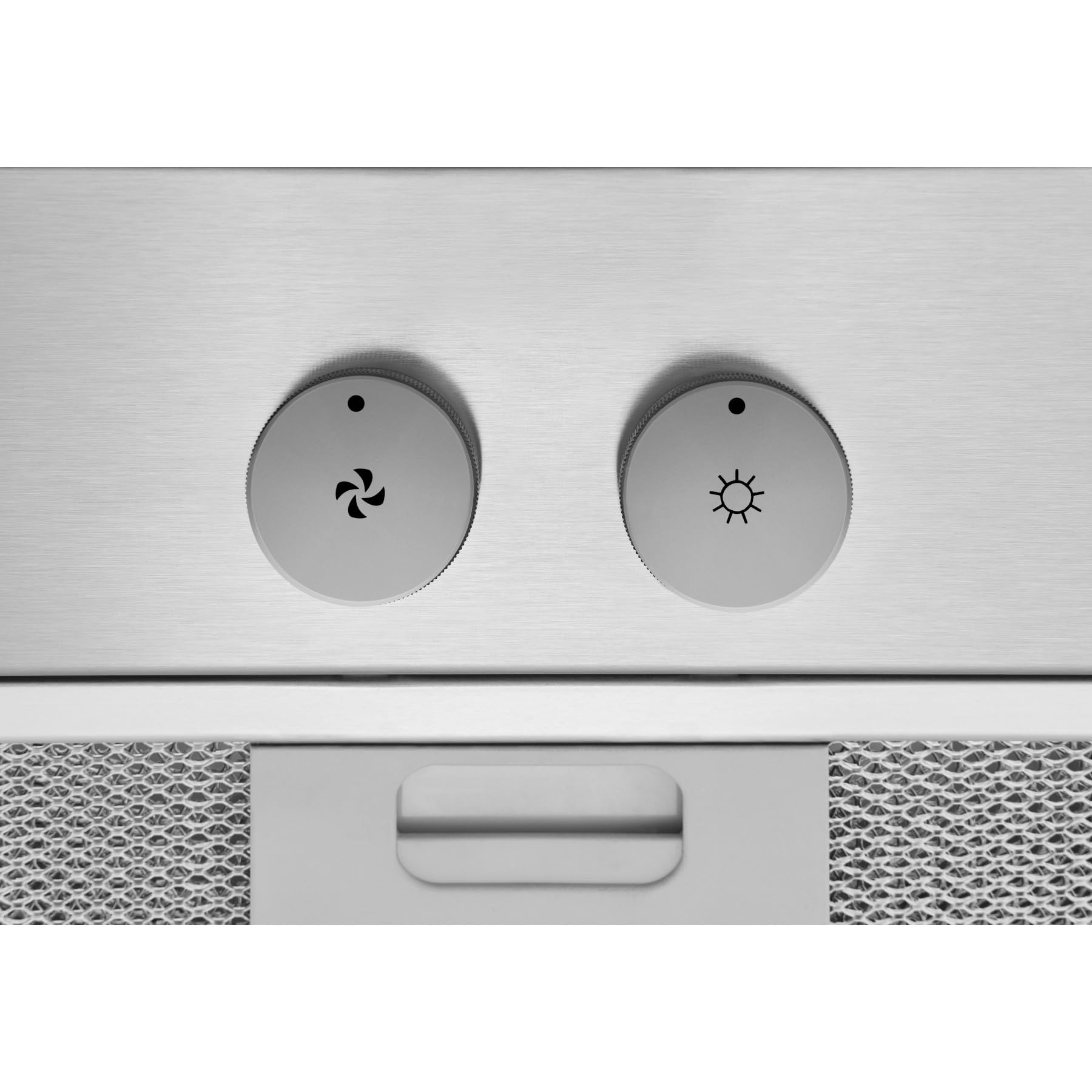 Broan- NuTone PM400SS Custom Cabinet Built-in 3-Speed Power Pack Insert with LED Lighting and 450 Max Blower CFM, 21-Inch, Stainless Steel - 2
