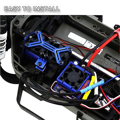 Miniatura 4 de VXL-3s ESC Motor Cooling Fan Upgrades Part para 110 SlashRustlerStampede VXL 4X4 2WD,