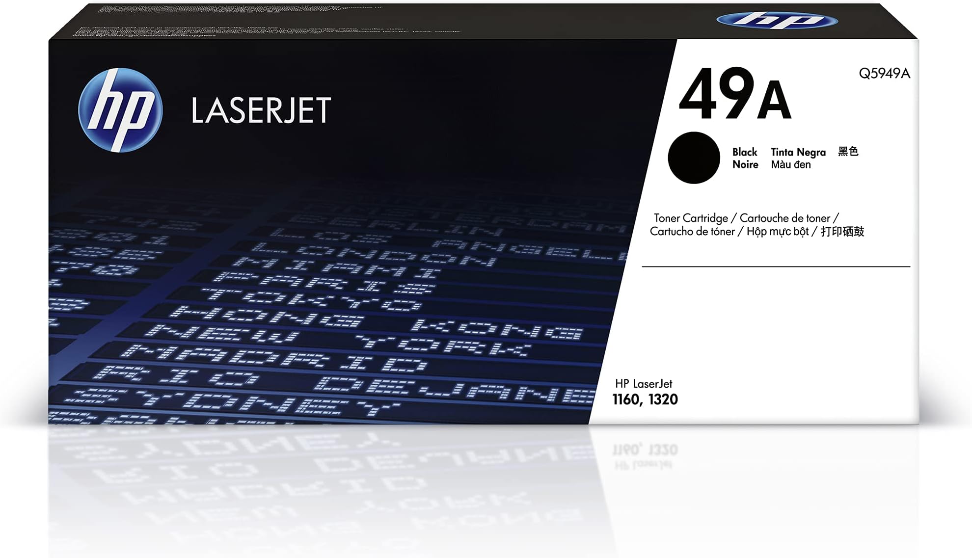 49A Black Toner Cartridge | Works LaserJet 1160, 1320 Series | Q5949A