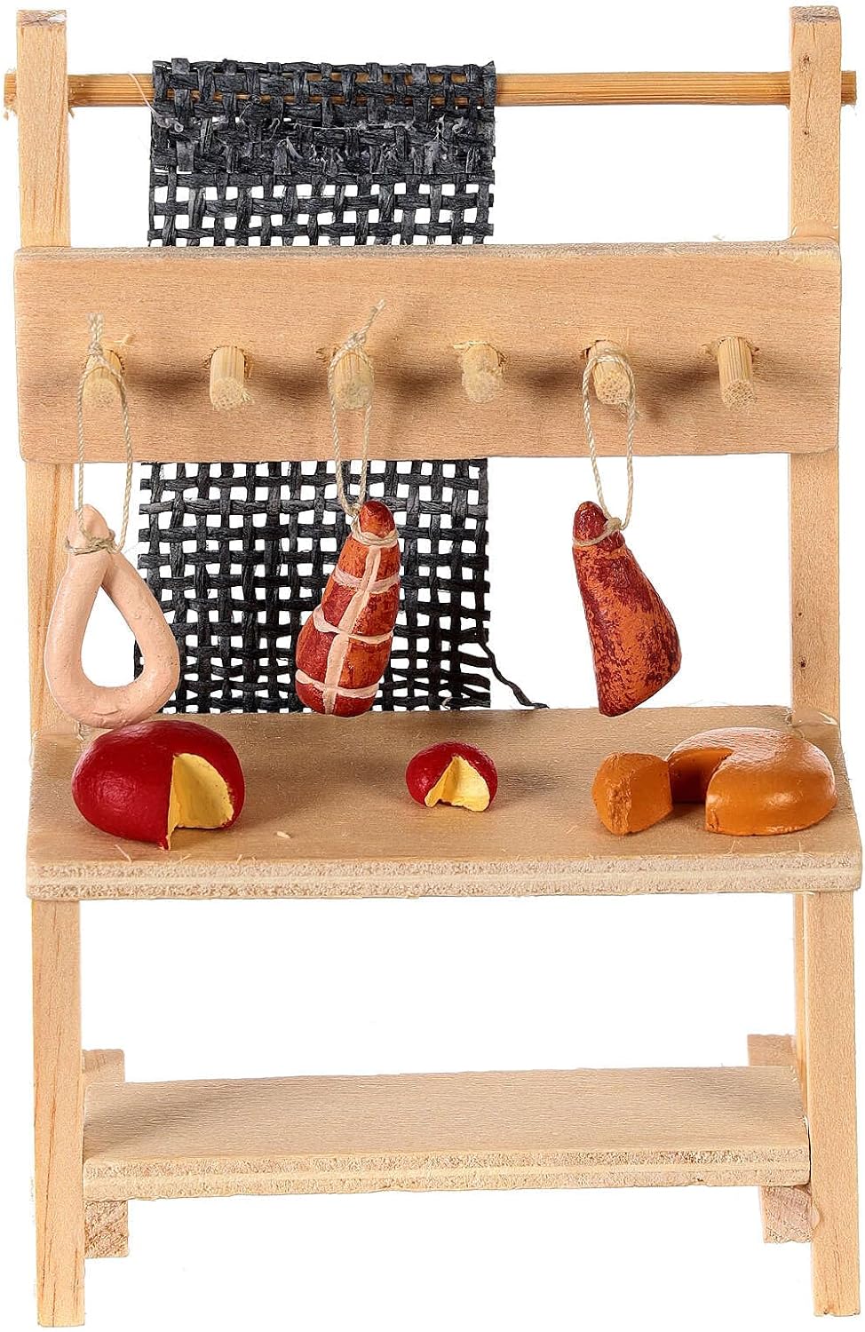 Holyart Nativity Scene Salami Cheese stall 10 cm 15x10 cm