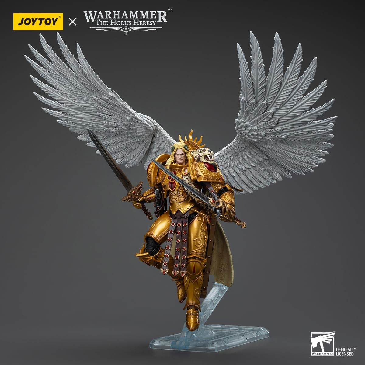 JOYTOY Warhammer The Horus Heresy Blood Angels Sanguinius Primarch of The IXth Legion 7in 1/18 Scale Collectible Action Figure with Exquisite Design, Gifts for Fans & Collectors