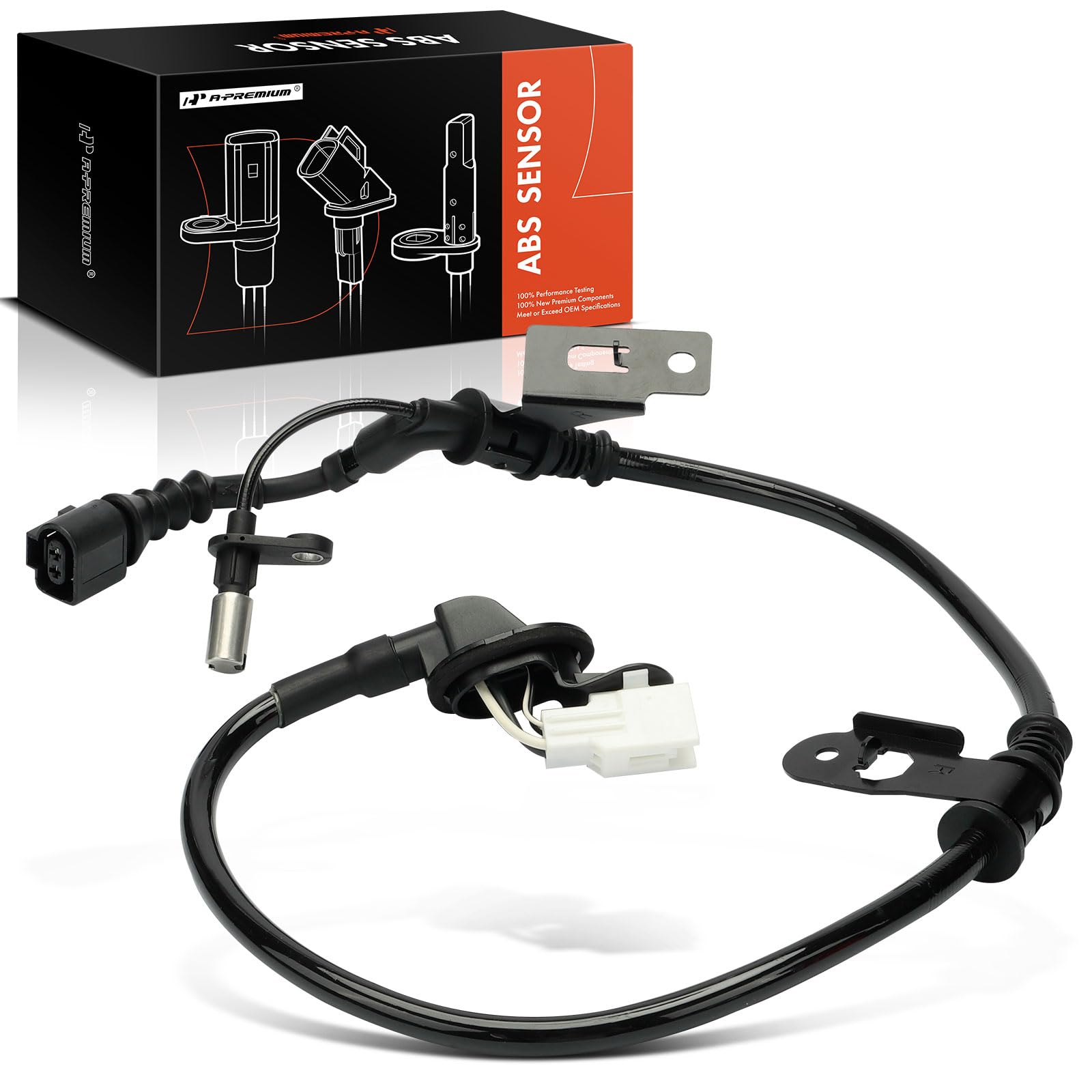 A-Premium Rear Right ABS Wheel Speed Sensor Compatible with Mazda CX-5 CX5 2017 2018 2019 2020 2021, 2.5L L4 [AWD] Rear Passenger Side