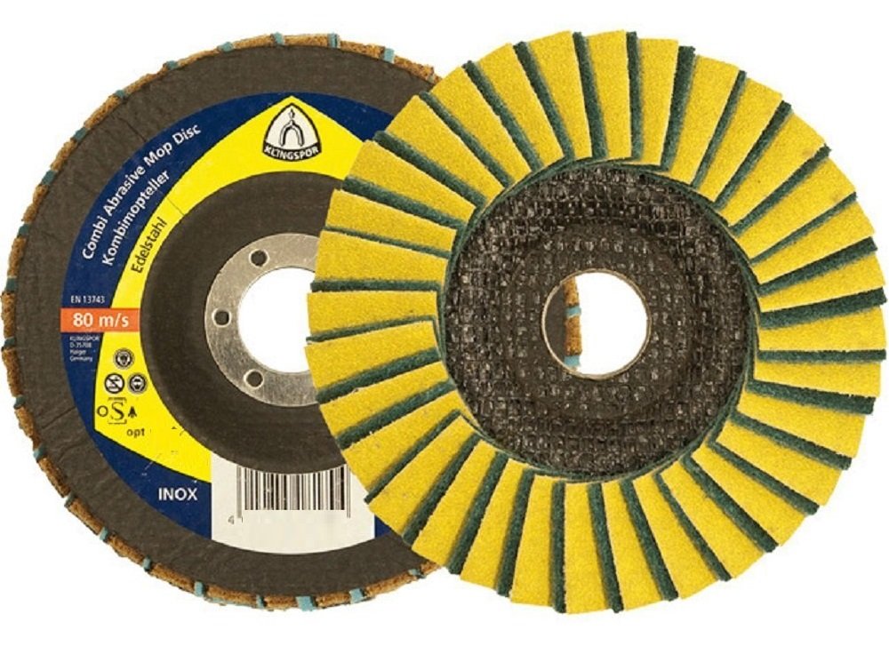 Klingpsor Schleifpapier-Set – Selbsthaftend, Körnungen 40, 50, 80, Ø 150 Mm, 50 Stück, Für Holz & Metall