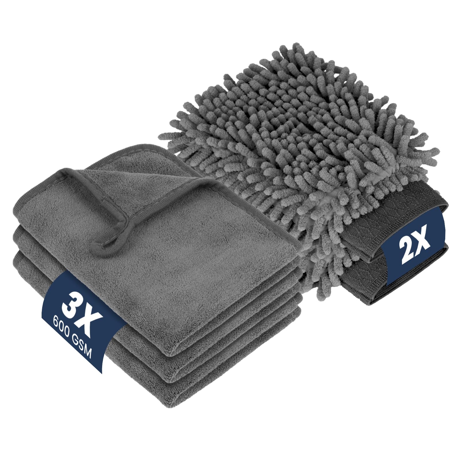 Chiffons De Nettoyage En Fibre De Carbone Rutilisables - Lot De 6