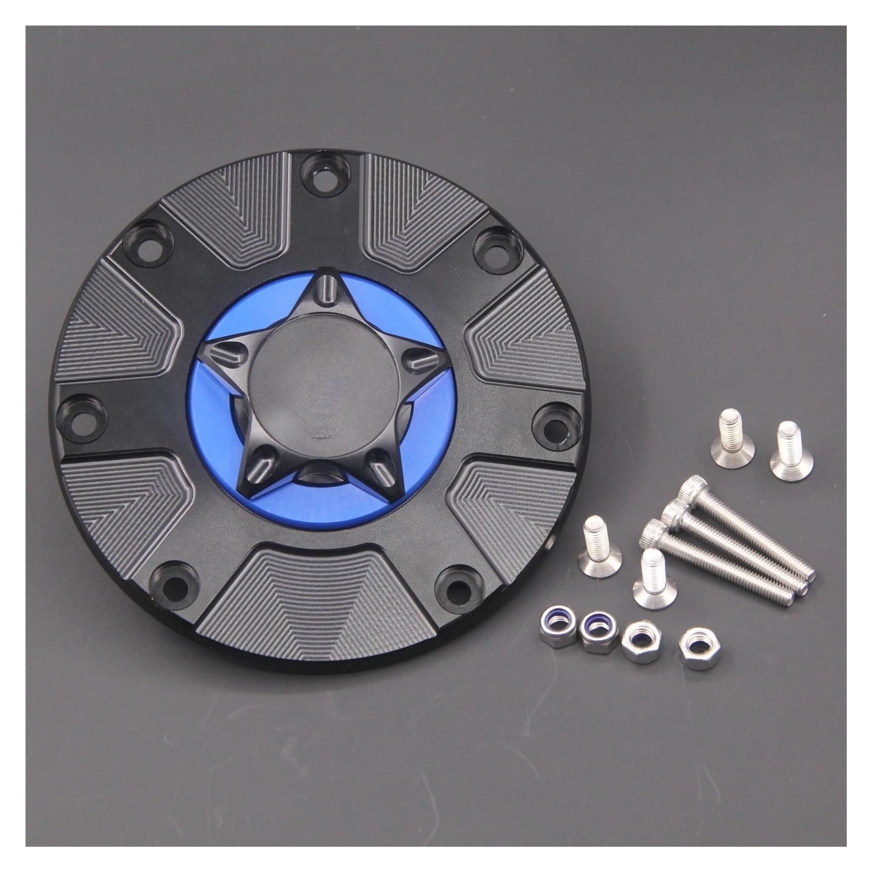 Tappo Serbatoio Carburante Moto Copri Serbatoio Moto Tappo Per CBR600F 2011-2014 Accessori Carburante(Blue no L)