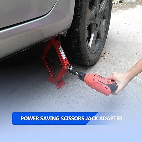 Miniatura 5 de 1 adaptador de gato de tijera automotriz, perno de gato de tijera, accesorios para herramientas de elevación de automóvil, universal para la mayoría