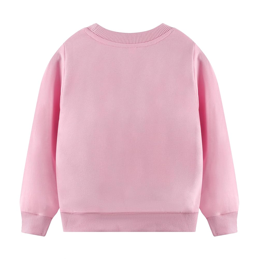 Amazon.com: Girls Cat Sweatshirt Long Sleeve Crewneck Cotton