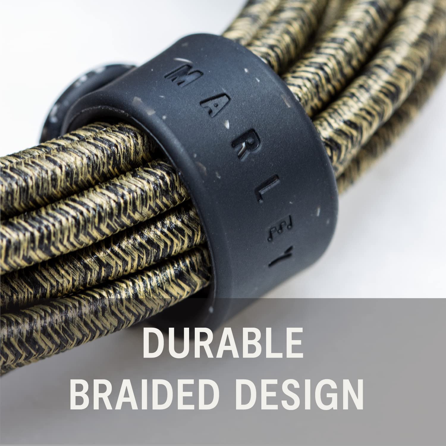 House of Marley Rewind USB-C to USB-C Cable: Braided Charging Cable, USB-IF and MFI-Certified, 10ft Long, Made with Sustainable Materials