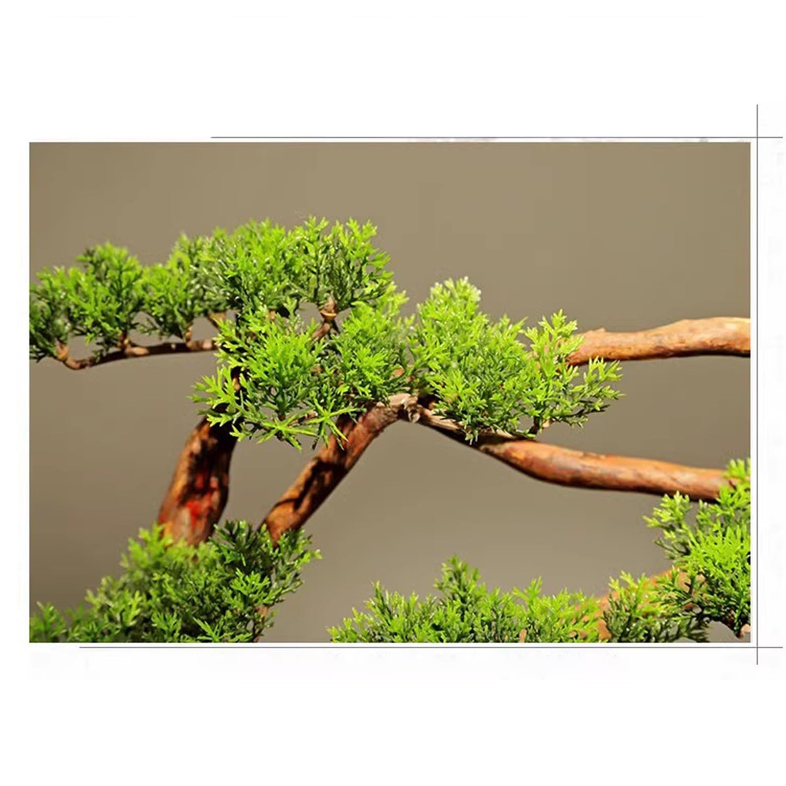Artificielle Bonsaï Bonsaï Artificiel accueillant des Plantes Vertes de Paysage de pin, décorations d'arbre de pin for la Maison Plante Artificielles(B)