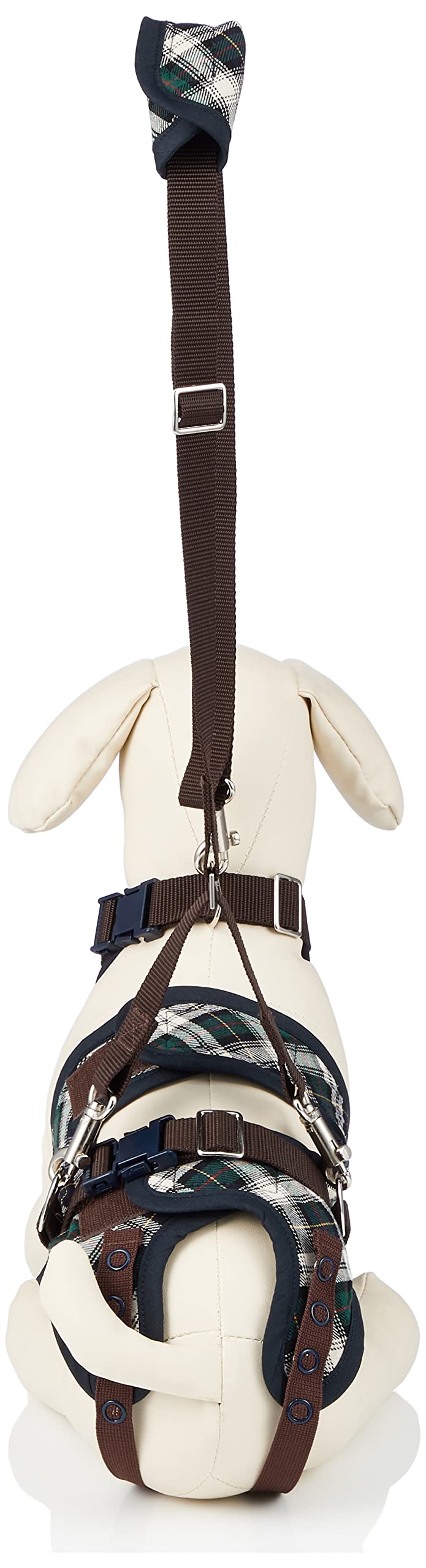 【新品】LaLaWalk 小型犬 ダックス 緑 チェック 歩行補助 ハーネス Amazon | 歩行補助ハーネスLaLaWalk小型犬・ダックス用 スクール