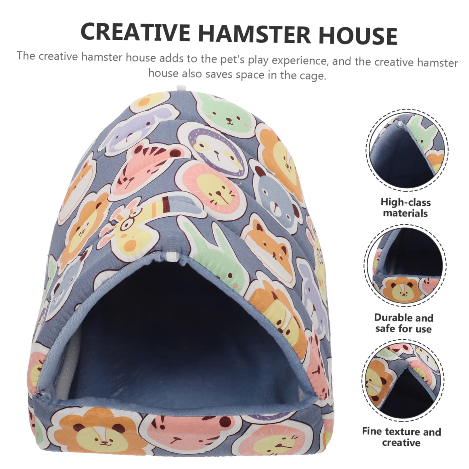 Mipcase 4stücke Plüschbett Für Kleine Haustiere Winterhamster Nest Atmungsaktive Und Bequeme Schlafgelegenheit Für Hamster Kaninchen Und Andere Kleintiere Für Optimalen Und Erholsamen