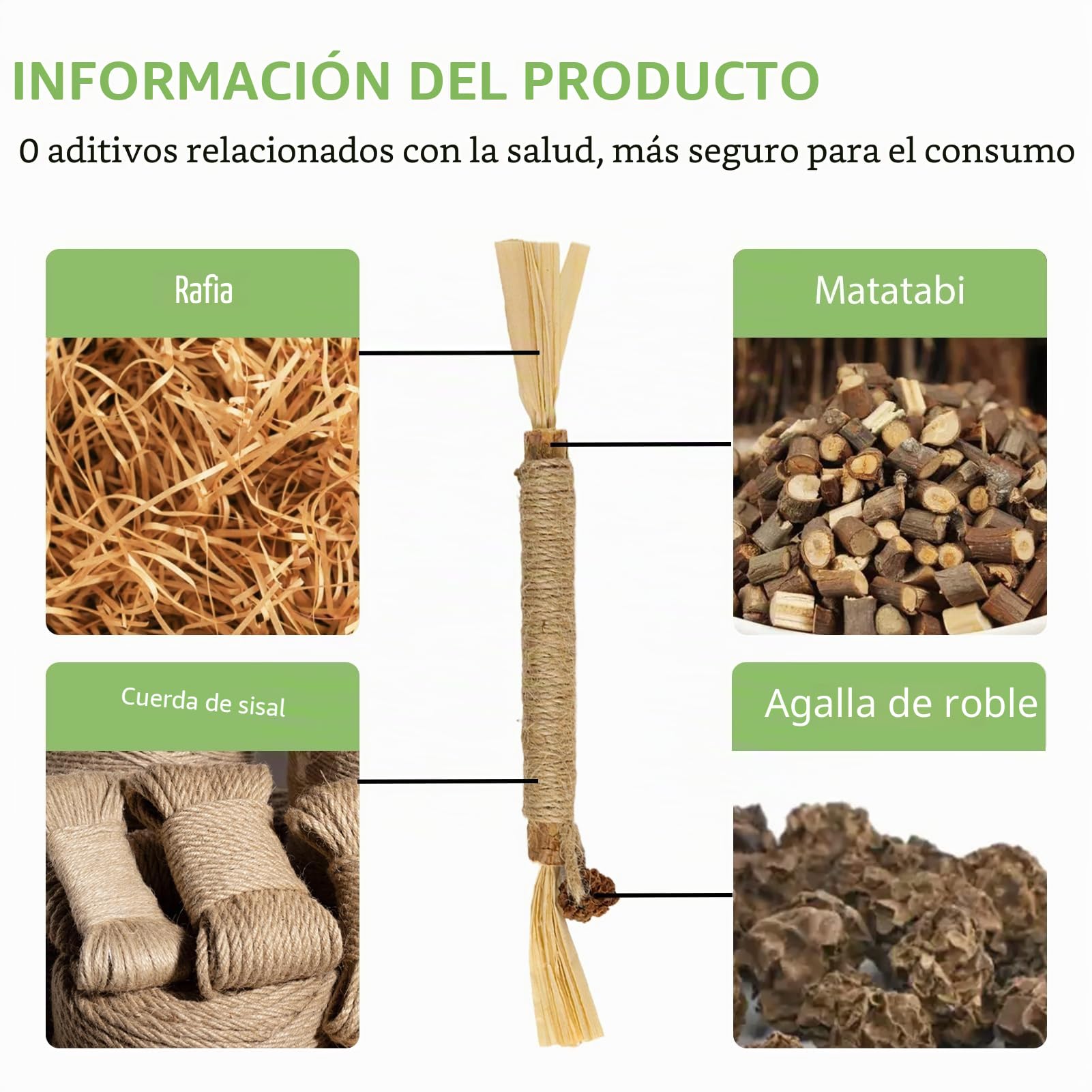 4 piezas de palitos masticables para gatos, juguetes de higiene bucal, cuidado dental, ayuda a eliminar el sarro y el mal aliento, salud e higiene dental